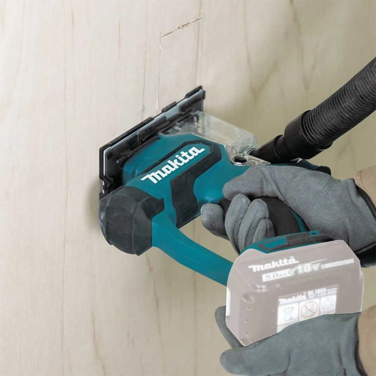 Makita XDS01Z Makita 18V LXT Lithium-Ion Cordless Cut-Out Saw with 1/4in Stroke,  0-6000 SPM, with Dual LED Lights, Tool Only - XDS01Z