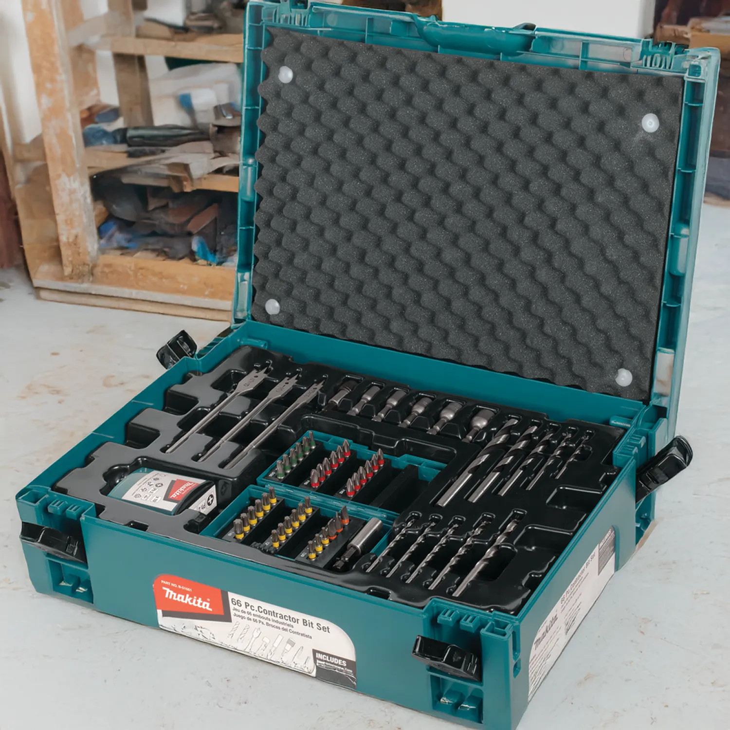 Makita B-51661 Makita 66-Piece Contractor Bit Set for Use with Drill and Impact Driver - B-51661 