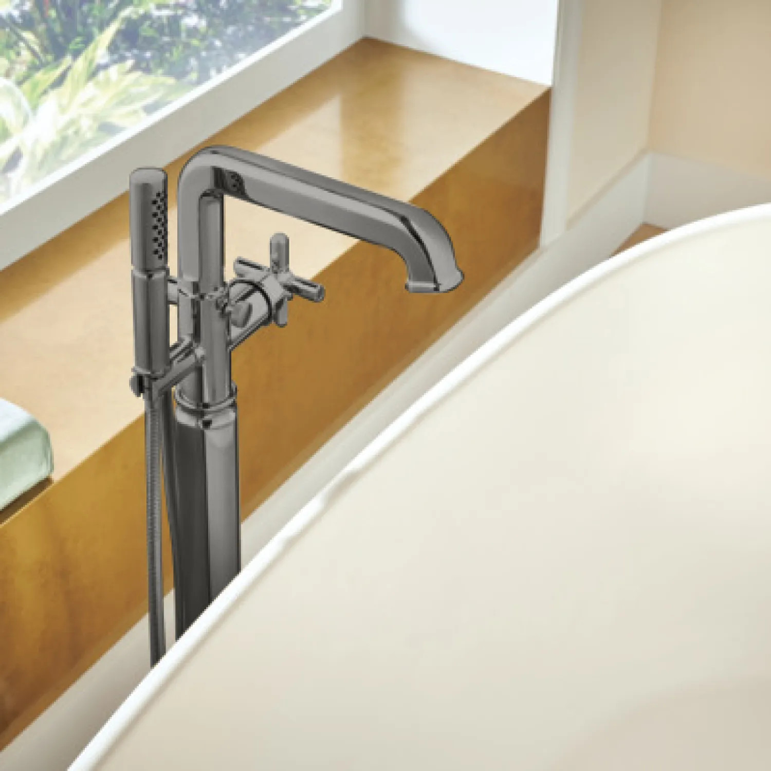 Brizo RP100329SL Brizo Invari Single-Function Hand Shower with Certified Dual Check Valves, WaterSense, 1.75 GPM, Brilliance Luxe Steel - RP100329SL