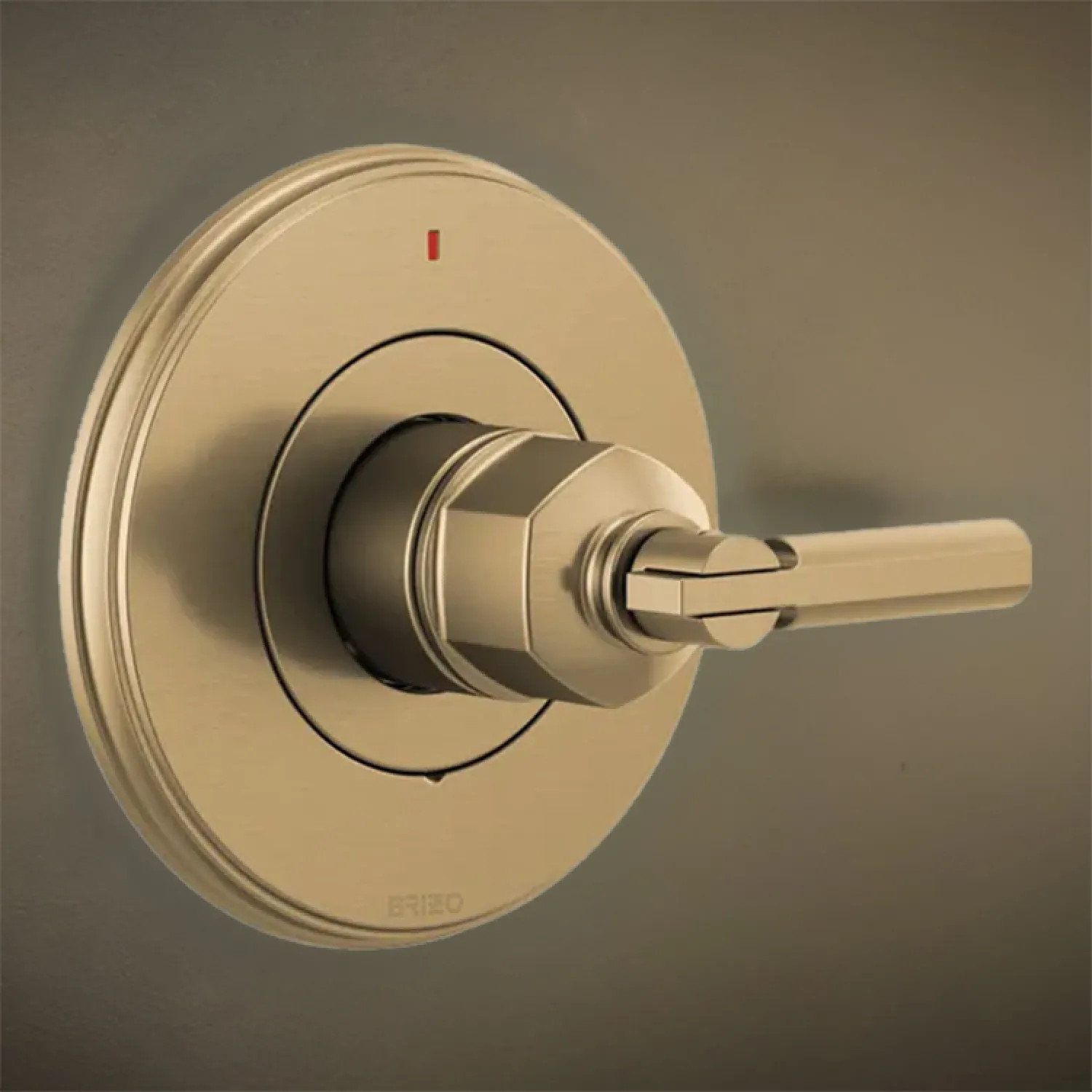Brizo T60P076-GLLHP Brizo Invari Pressure Balance Single-Handle Valve Trim, Less Handle, Brilliance Luxe Gold - T60P076-GLLHP