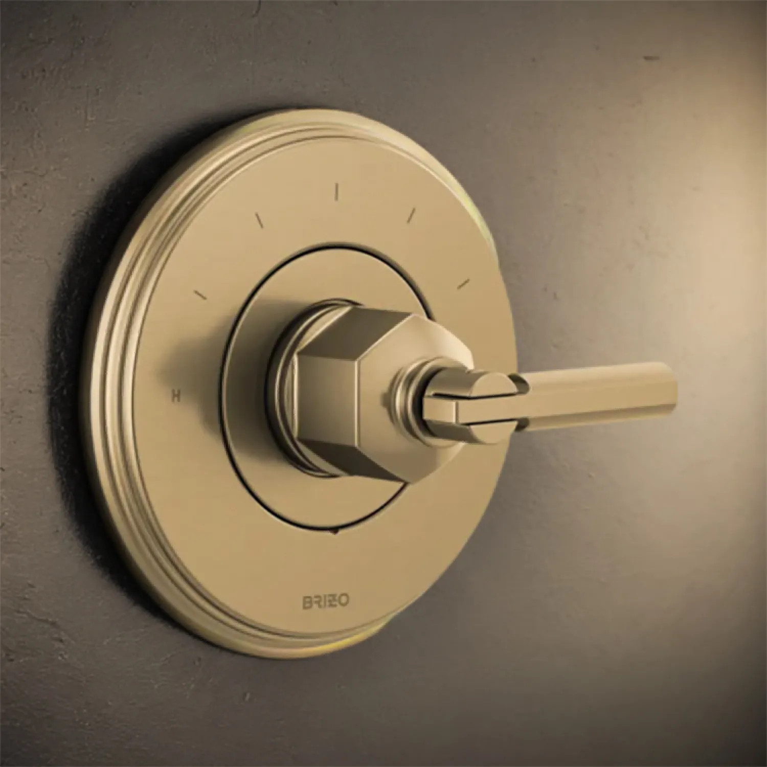 Brizo T66T076-GLLHP Brizo Invari Sensori Single-Handle Thermostatic Valve Trim, Brilliance Luxe Gold - T66T076-GLLHP