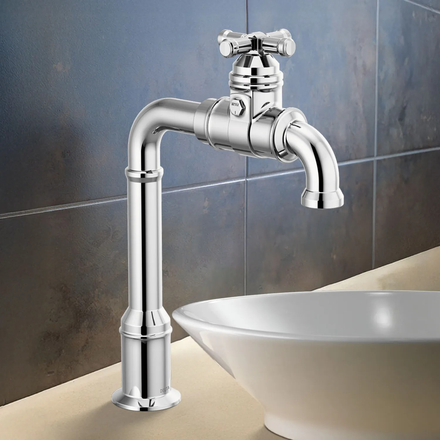 Delta 1990LFC Delta Broderick Single Handle Bar/Prep Faucet, ADA, 1.5 GPM, Chrome - 1990LFC
