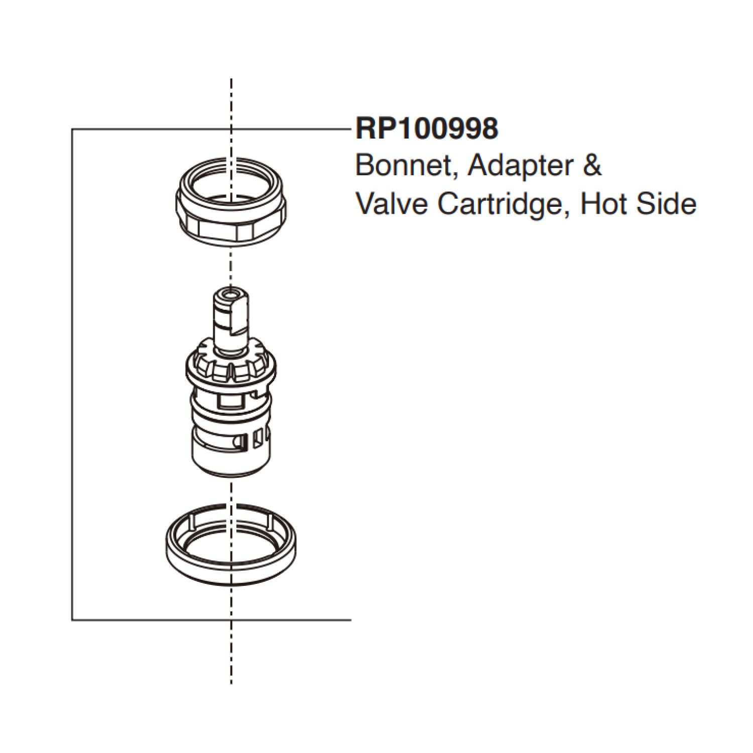 Peerless RP100998 Peerless Bonnet, Adapter, And Cartridge, Hot - RP100998