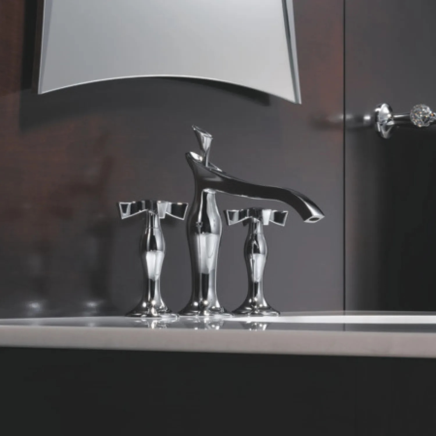 Brizo 65390LF-PCLHP Brizo RSVP Two-Handle Widespread Bathroom Faucet, Deck-Mount, 1.5 GPM, Polished Chrome - 65390LF-PCLHP 