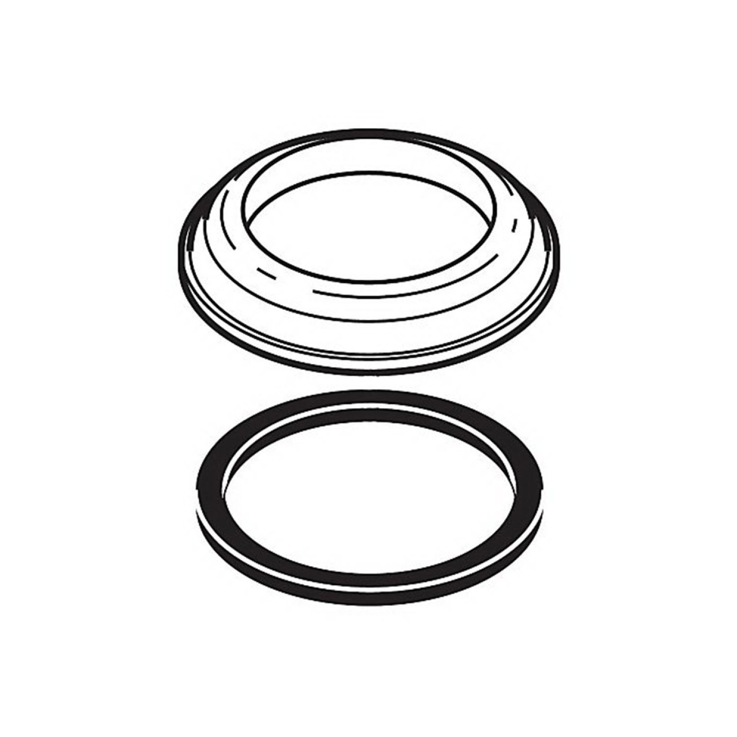 Brizo RP23611SS Brizo Providence Classic Base With Gasket - Stainless Steel (RP23611SS)