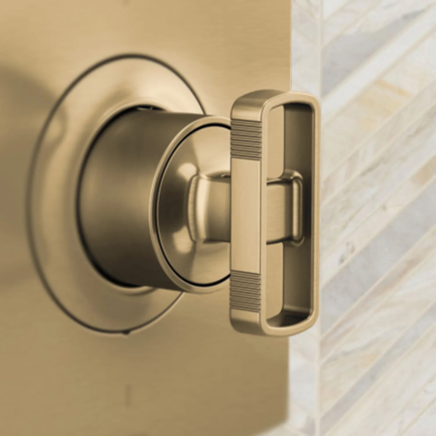 Brizo HK6606-GL Brizo Kintsu Thermostatic Valve Trim Knob Handle Kit, Brilliance Luxe Gold - HK6606-GL