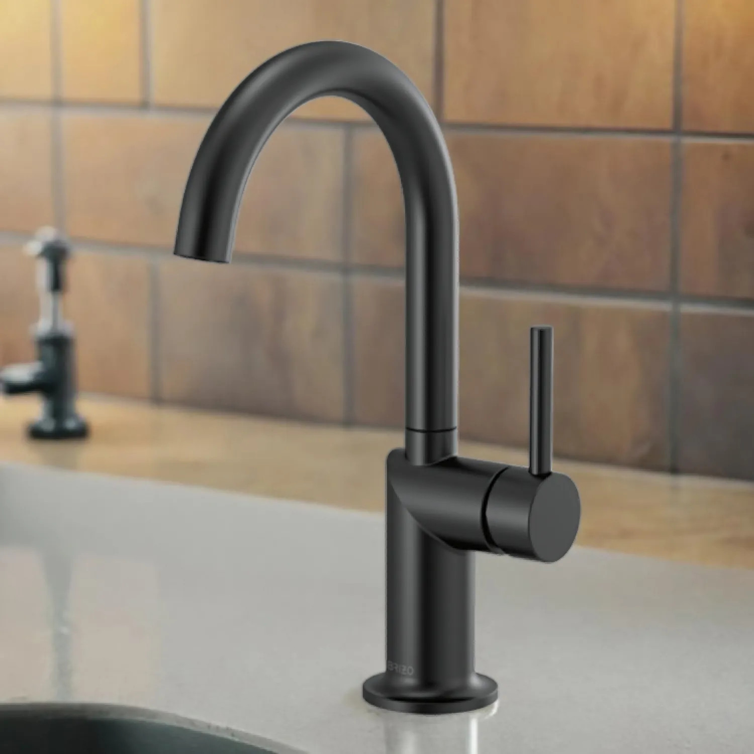 Brizo Odin Single Handle Bar Faucet with 360 Rotating Spout, ADA ...