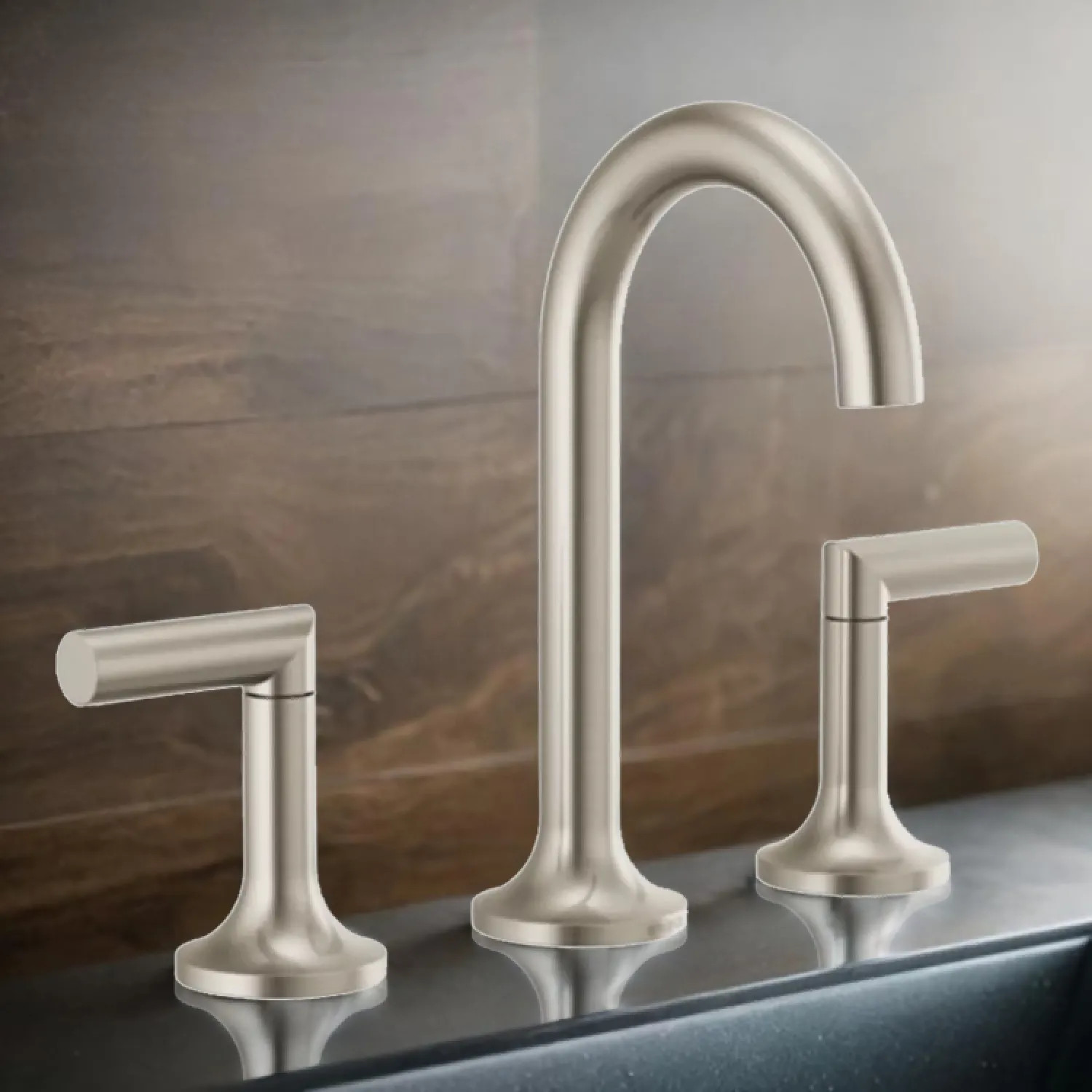 Brizo Odin Two-Handle Widespread Bathroom Faucet, 1.5 GPM, Three-Hole ...