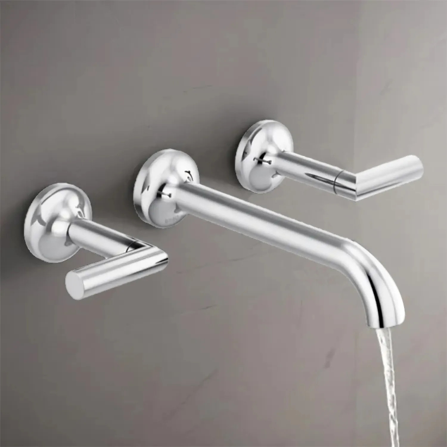 Brizo T65875LF-PCLHP Brizo Odin Two-Handle Bathroom Faucet, Less Handles and Drain, Wall-Mount, 1.5 GPM, Polished Chrome - T65875LF-PCLHP