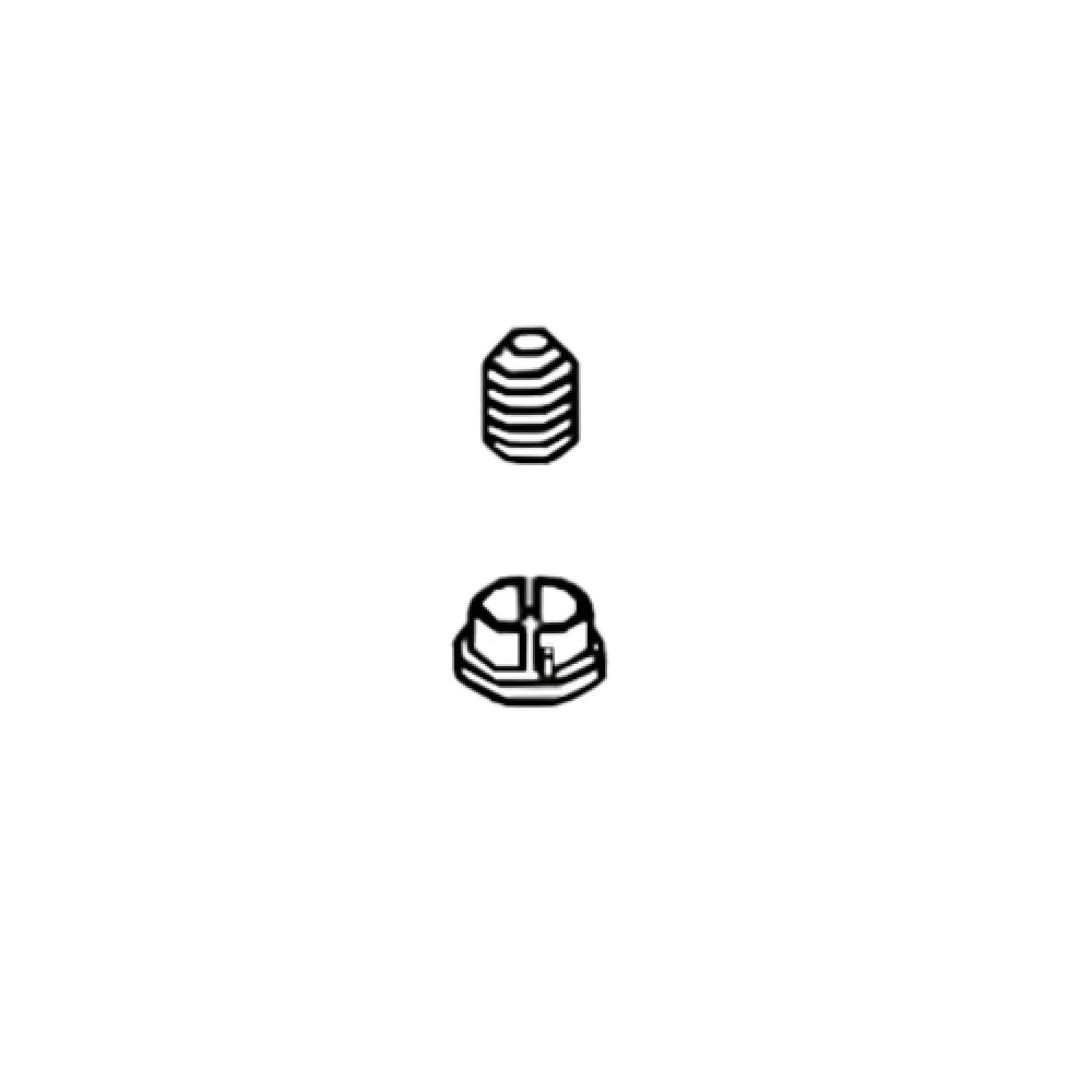 Brizo RP100428BL Brizo Atavis Set Screw and Cover For Thermostatic Valve Trim, Matte Black - RP100428BL