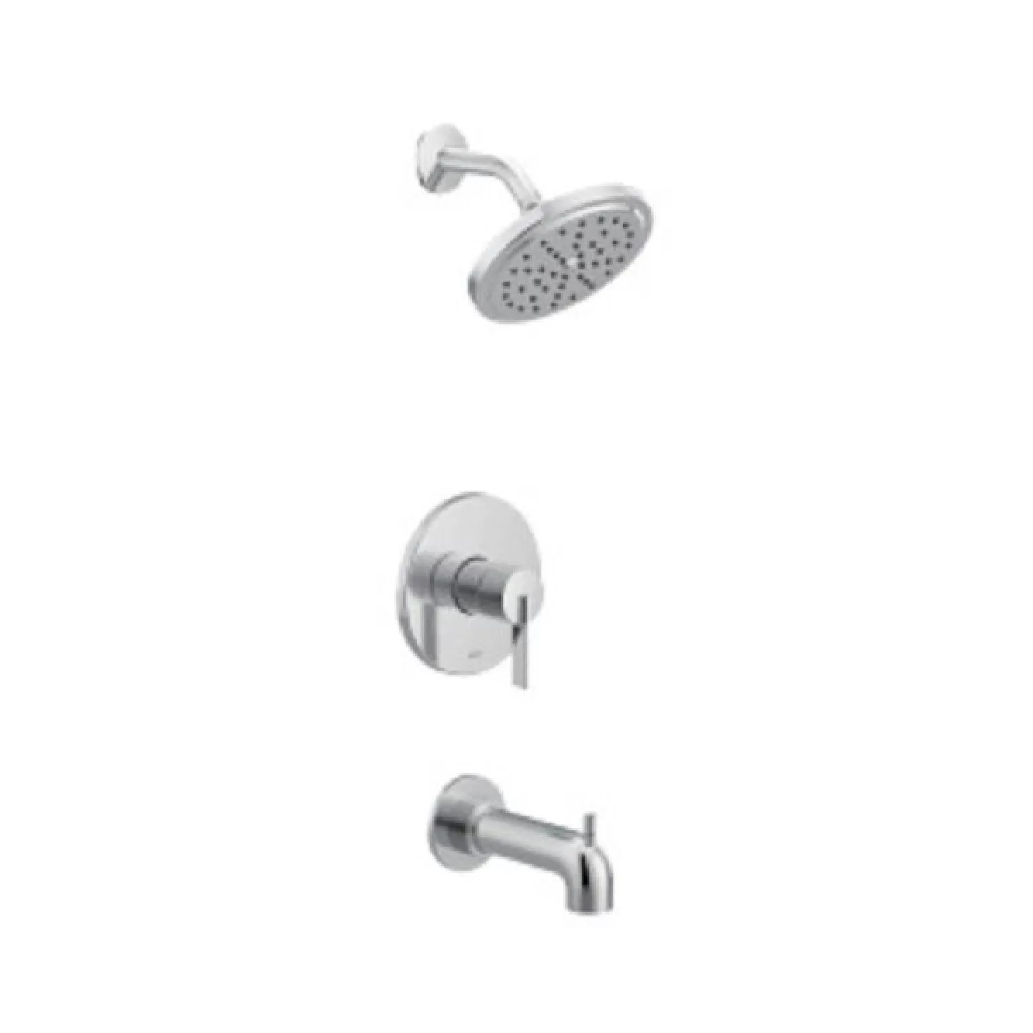 Moen UT2263EP Moen Cia M-Core 2-Series Tub/Shower Faucet with 1.75 GPM Rainshower, 1-Function, Single Lever Handle, M-PACT, Immersion, Chrome - UT2263EP