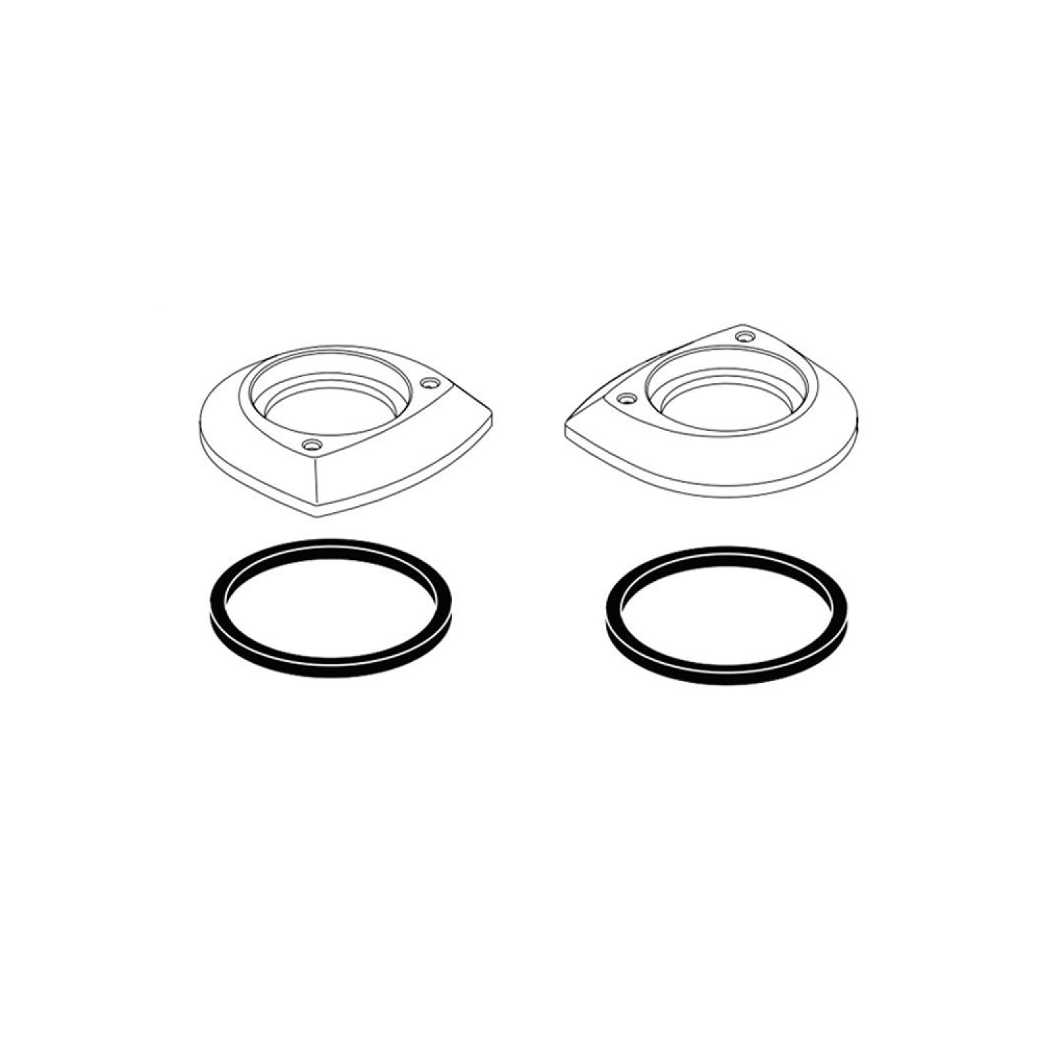 Delta RP101752PCPR Delta RP101752PCPR  Galeon Roman Tub Handle Escutcheon, Chrome