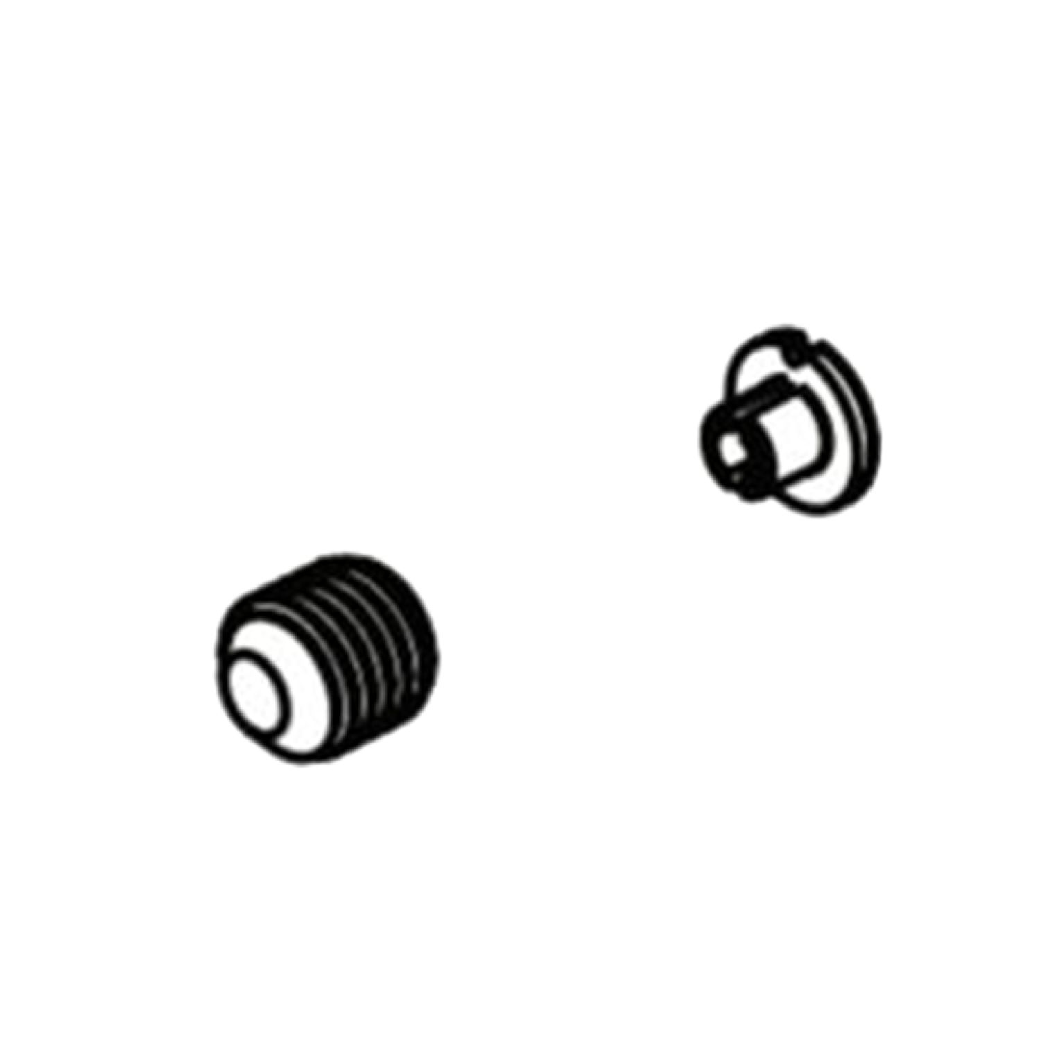 Brizo RP101834SL Brizo Luxe Steel Set Screw and Cover, Frank Lloyd Wright Collection - RP101834SL