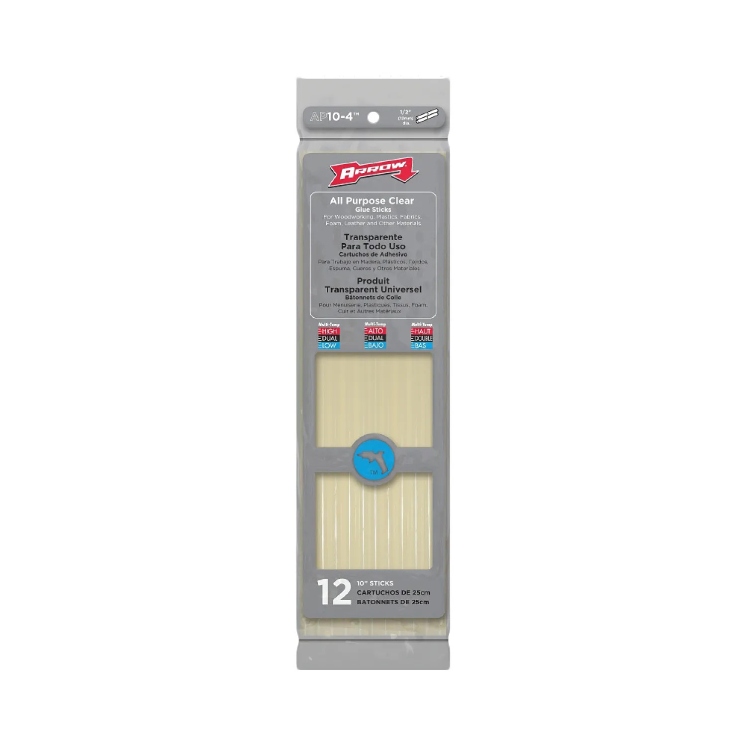  AP10-4 Arrow 10-Minutes Hot Melt All Purpose Glue Stick - AP10-4