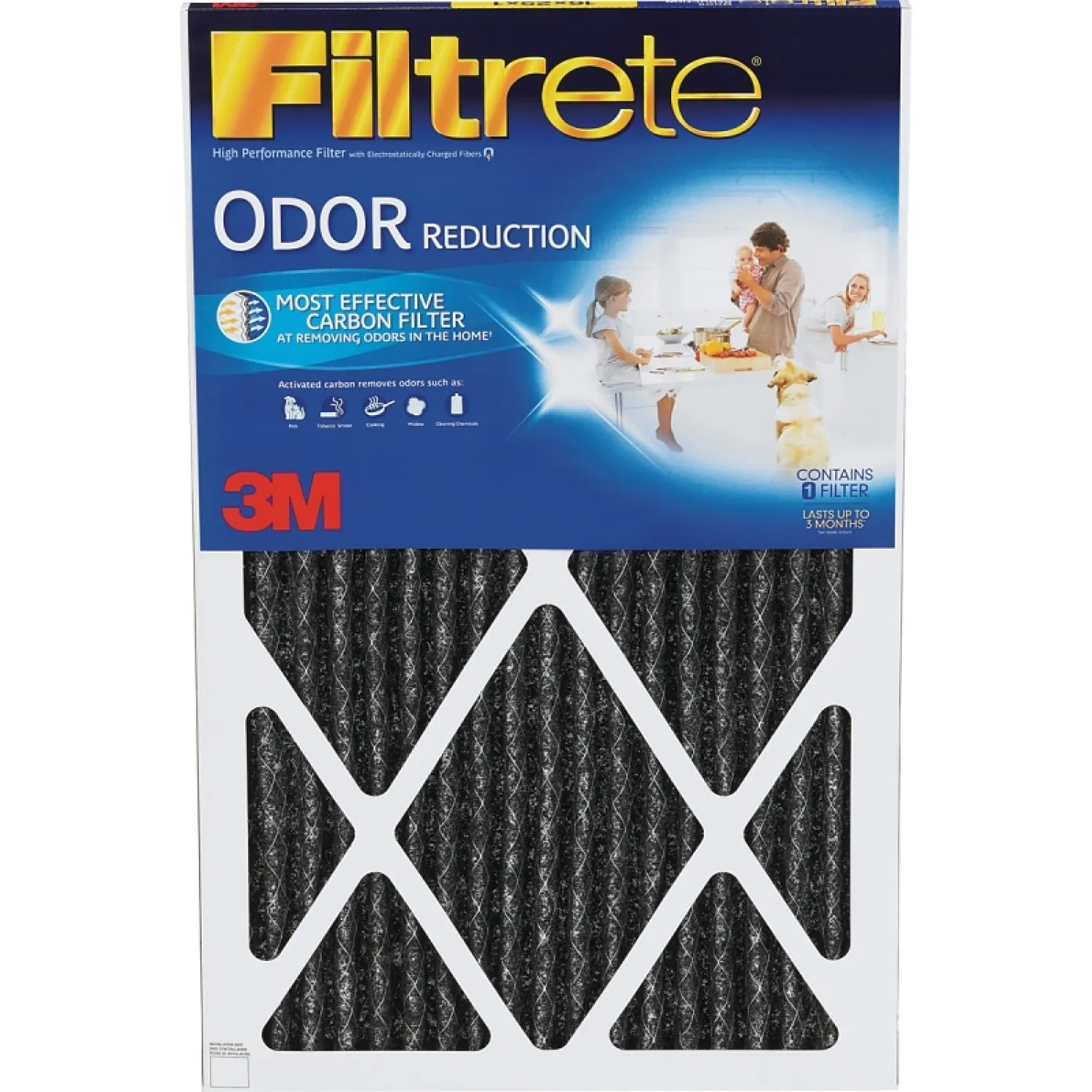  HOME03-4 Filtrete Home Odor Reduction 20