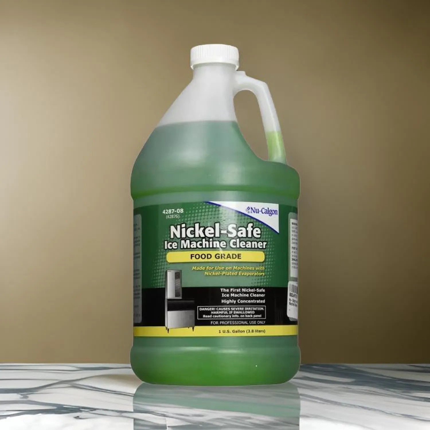 Nu Calgon 4287-08 Nu-Calgon Nickel Safe Liquid Ice Machine Cleaner, 1 Gallon - 4287-08
