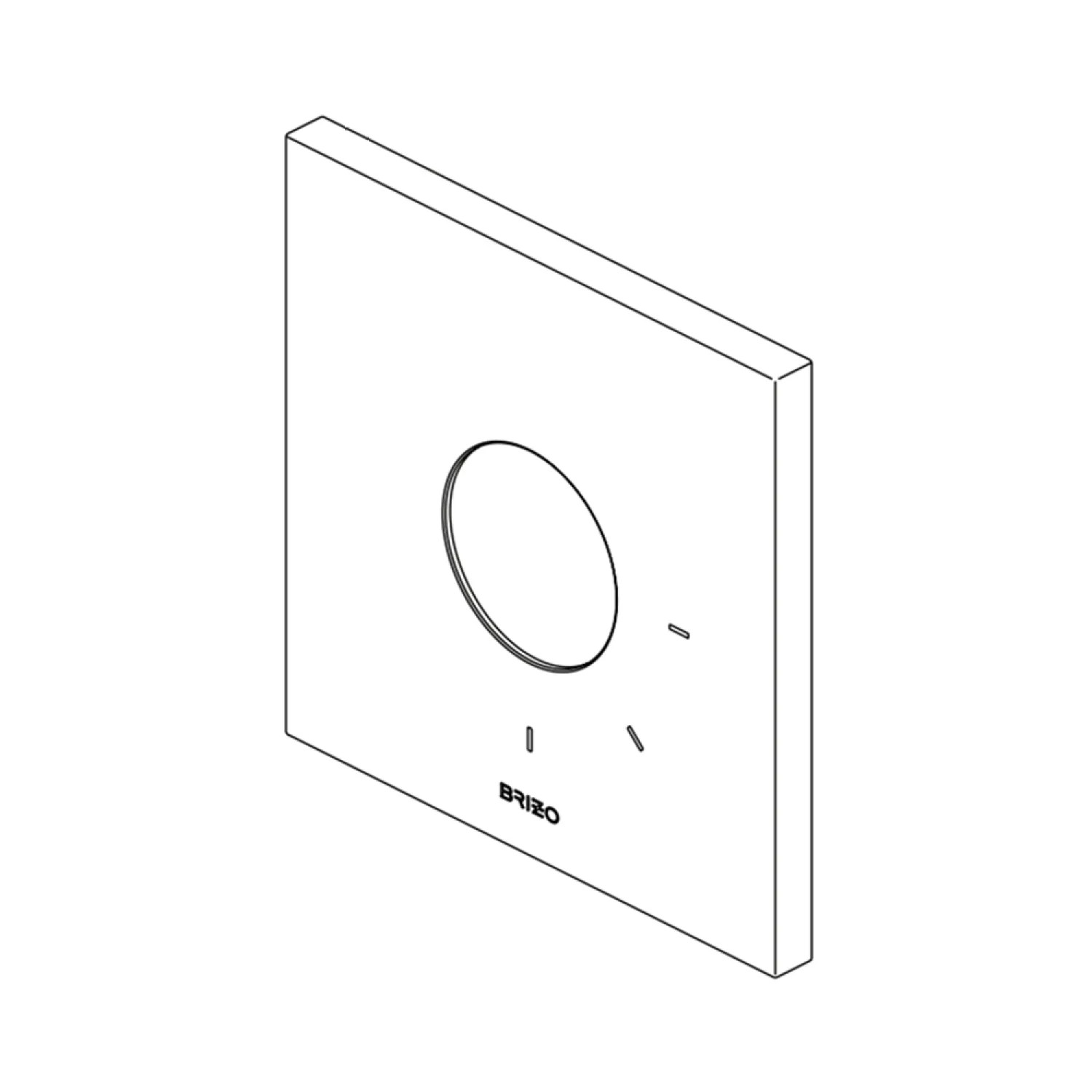 Brizo RP101836SL Brizo RP101836SL Frank Lloyd Wright Escutcheon - Luxe Steel
