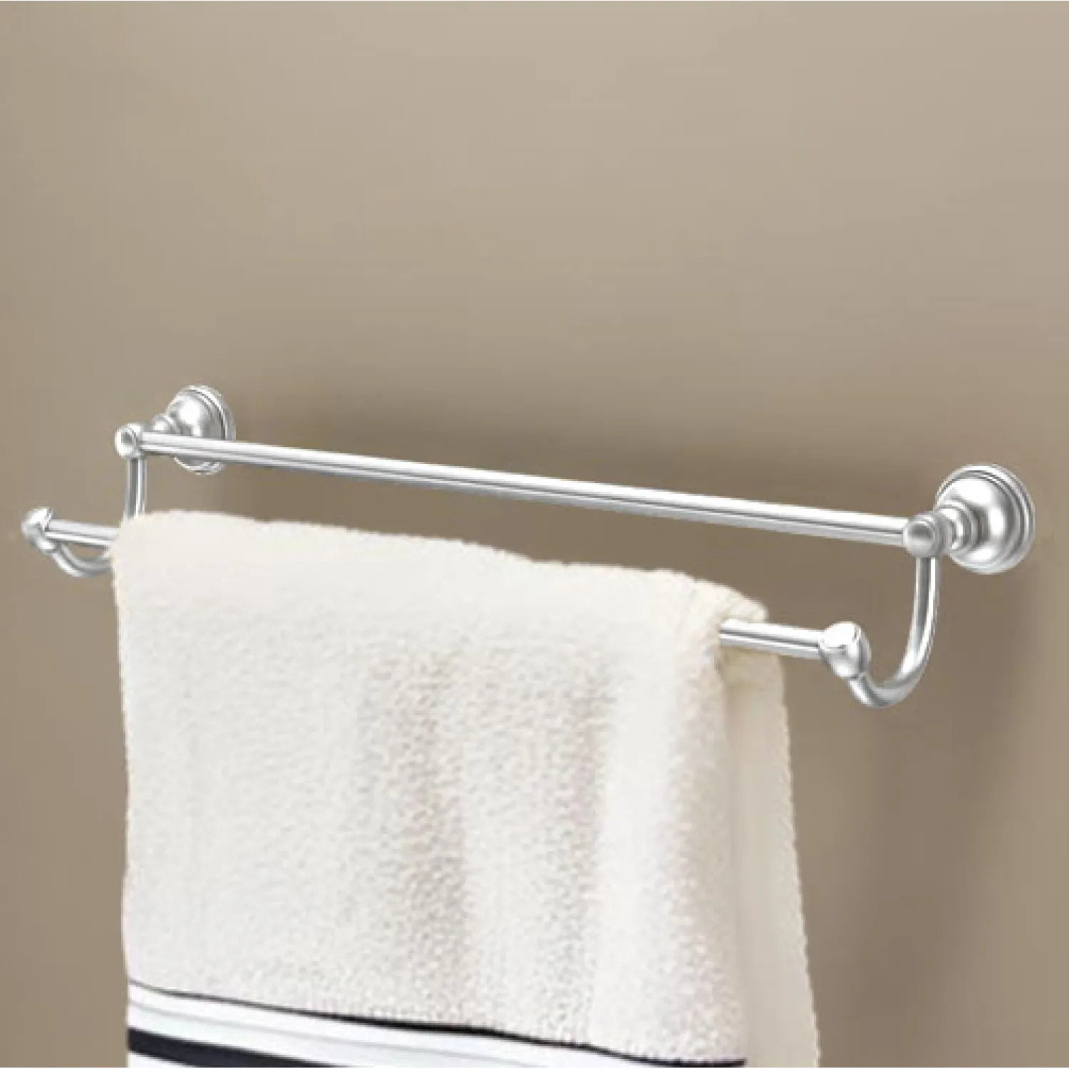 Pfister Tisbury 24" Double Towel Bar with Mounting Hardware, Concealed ...
