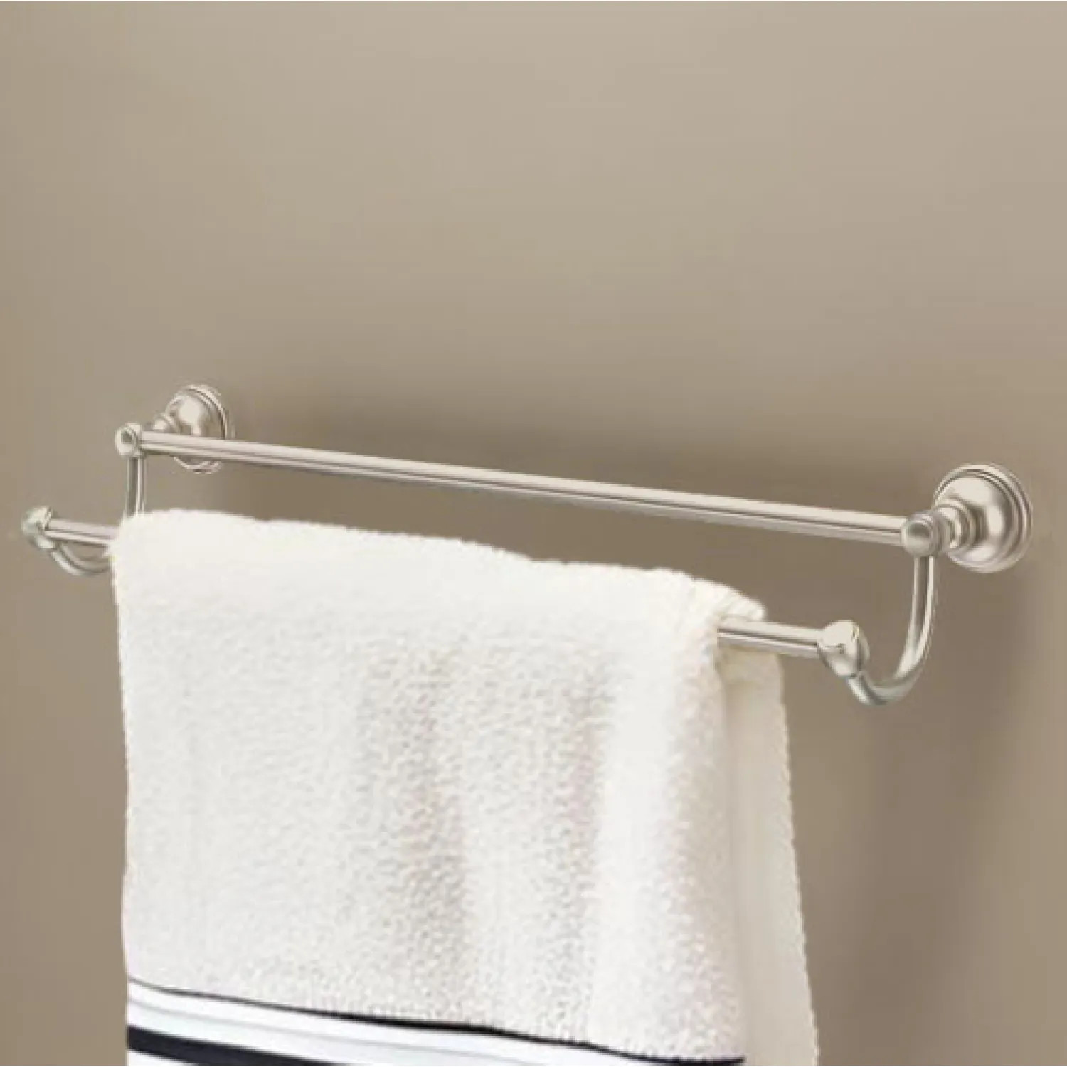 Pfister Tisbury 24" Double Towel Bar with Mounting Hardware, Concealed ...