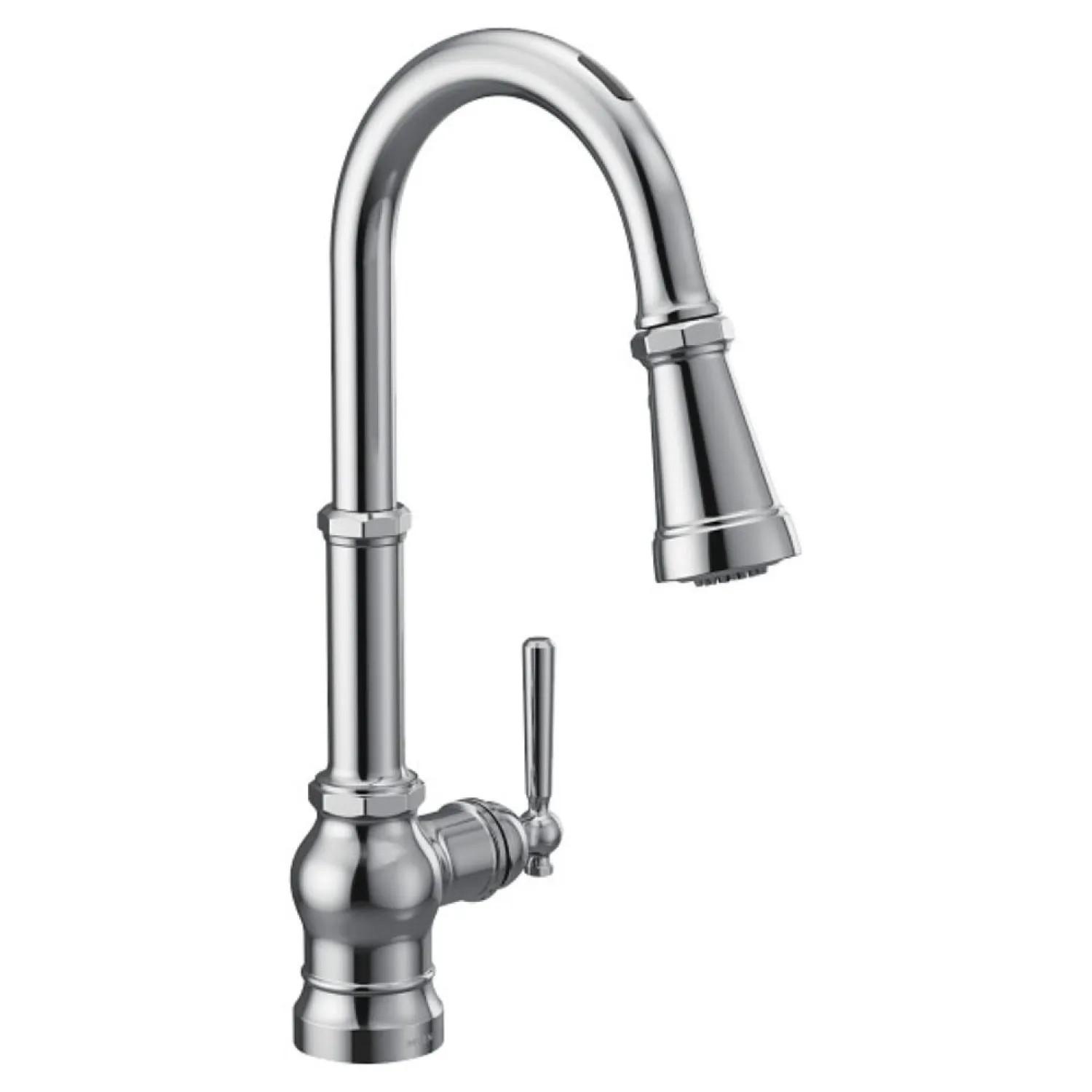 Moen S72003EV2C Moen Paterson Smart Motion Control Single-Handle Pull-Down Kitchen Faucet, Chrome - S72003EV2C
