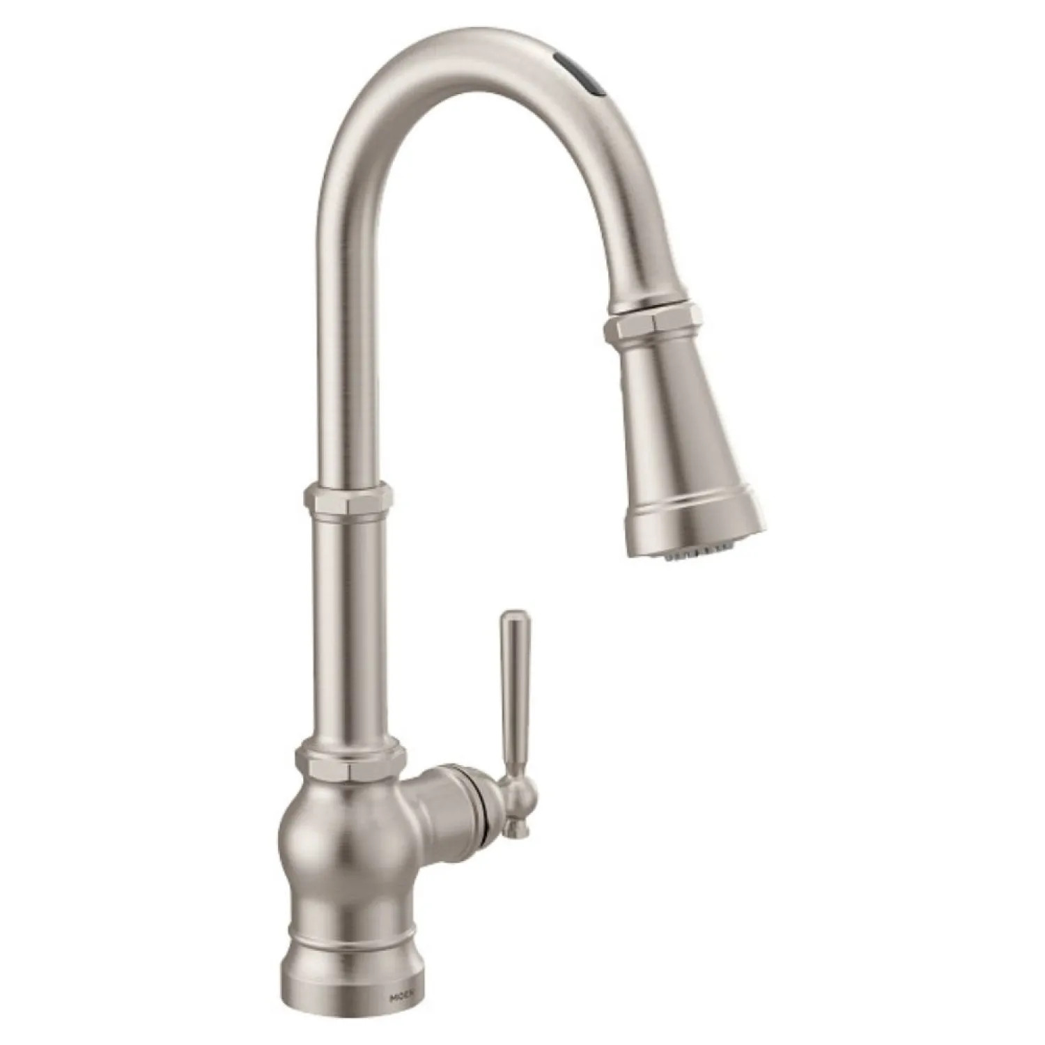 Moen S72003EV2SRS Moen Paterson Smart Motion Control Single-Handle Pull-Down Kitchen Faucet, Stainless - S72003EV2SRS
