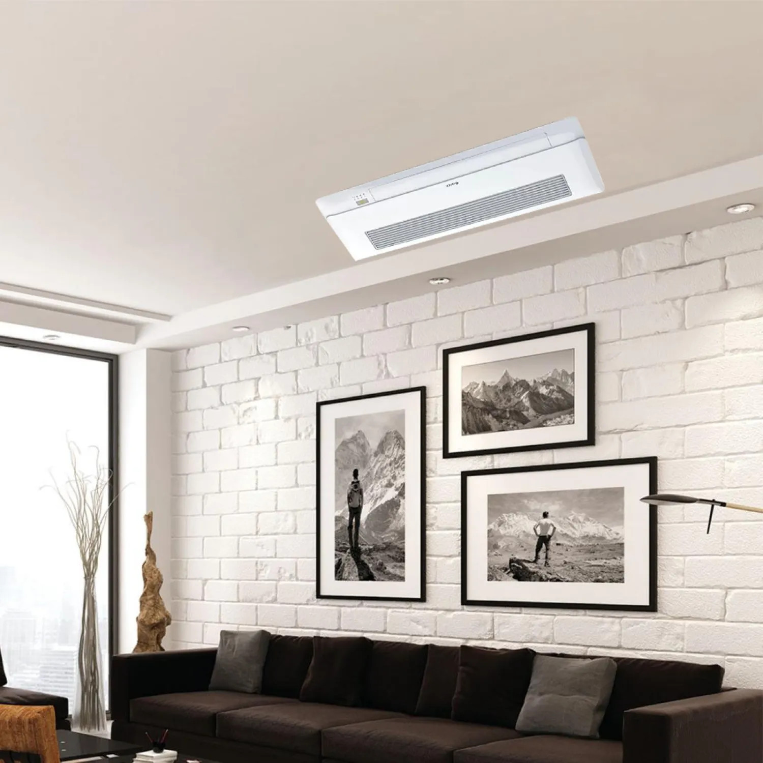   Gree GMV5 360 Degree 4-Way CMPT Cassette Indoor Unit, 12,000 BTU - GMV-ND12T/E-T(U)