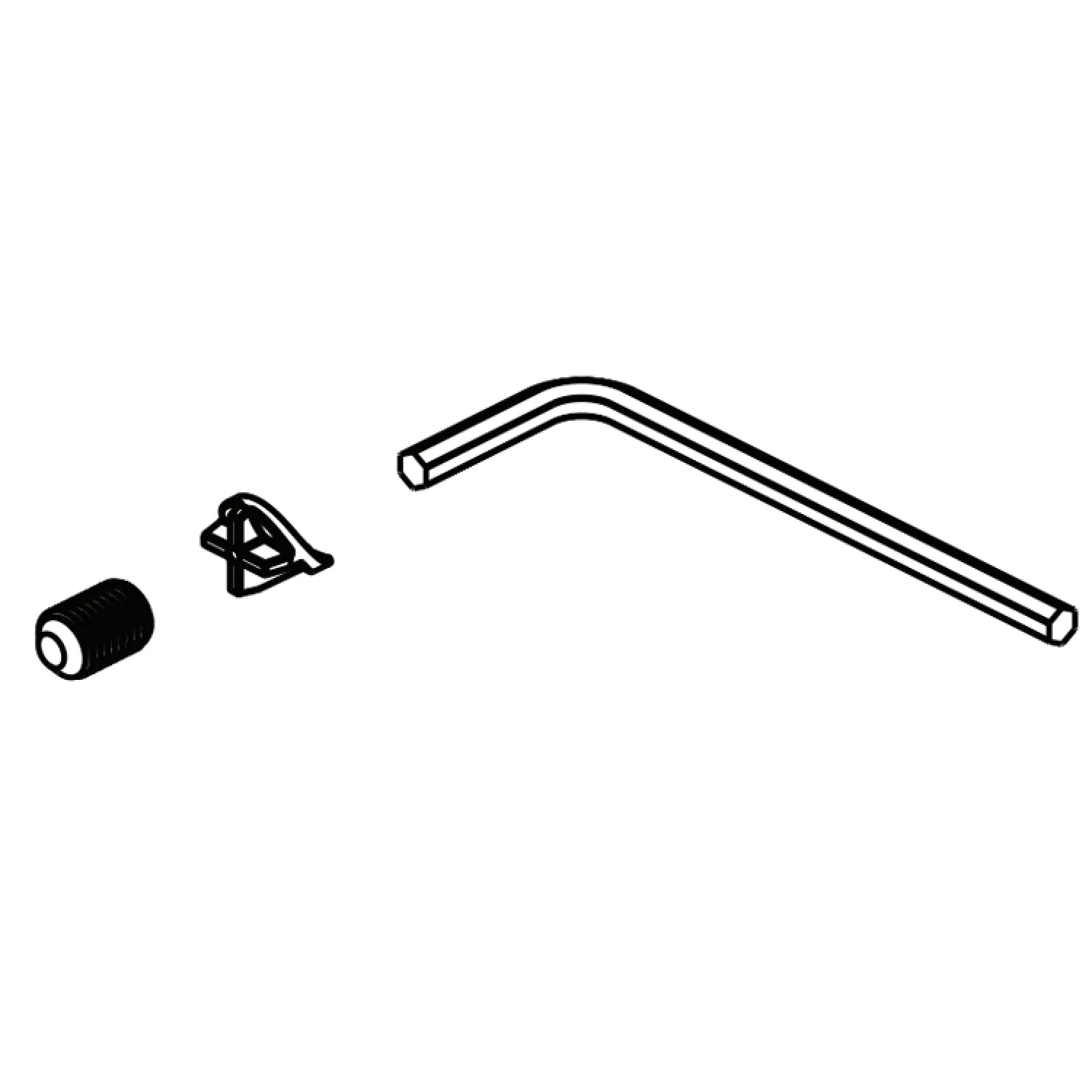 Brizo RP101137PN Brizo Invari Screw-set and Cover for Roman Tub Faucet, Brilliance Polished Nickel - RP101137PN