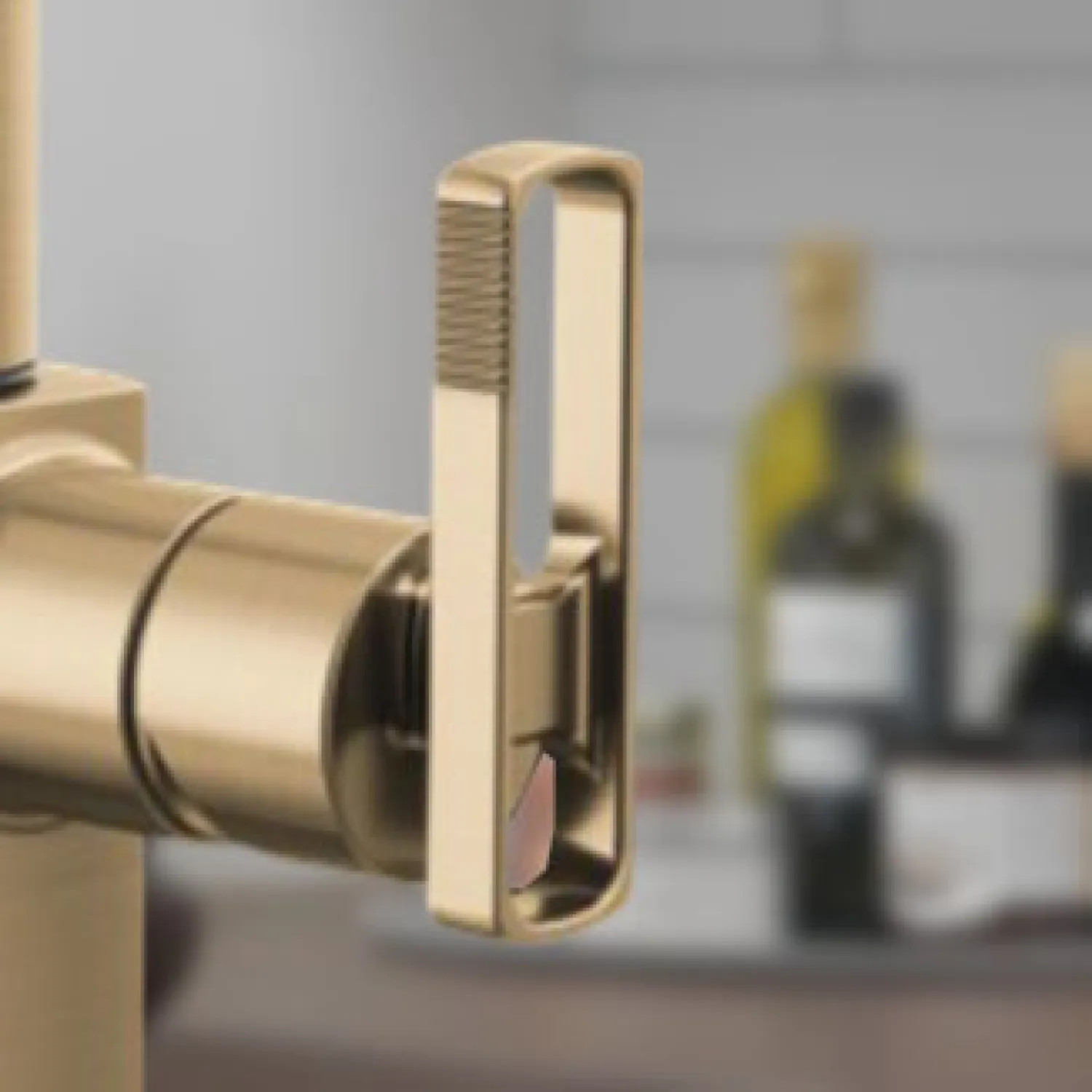 Brizo HLB007-GL-L Brizo Kintsu Bar Faucet Knob Handle Kit, Lumicoat Luxe Gold - HLB007-GL-L