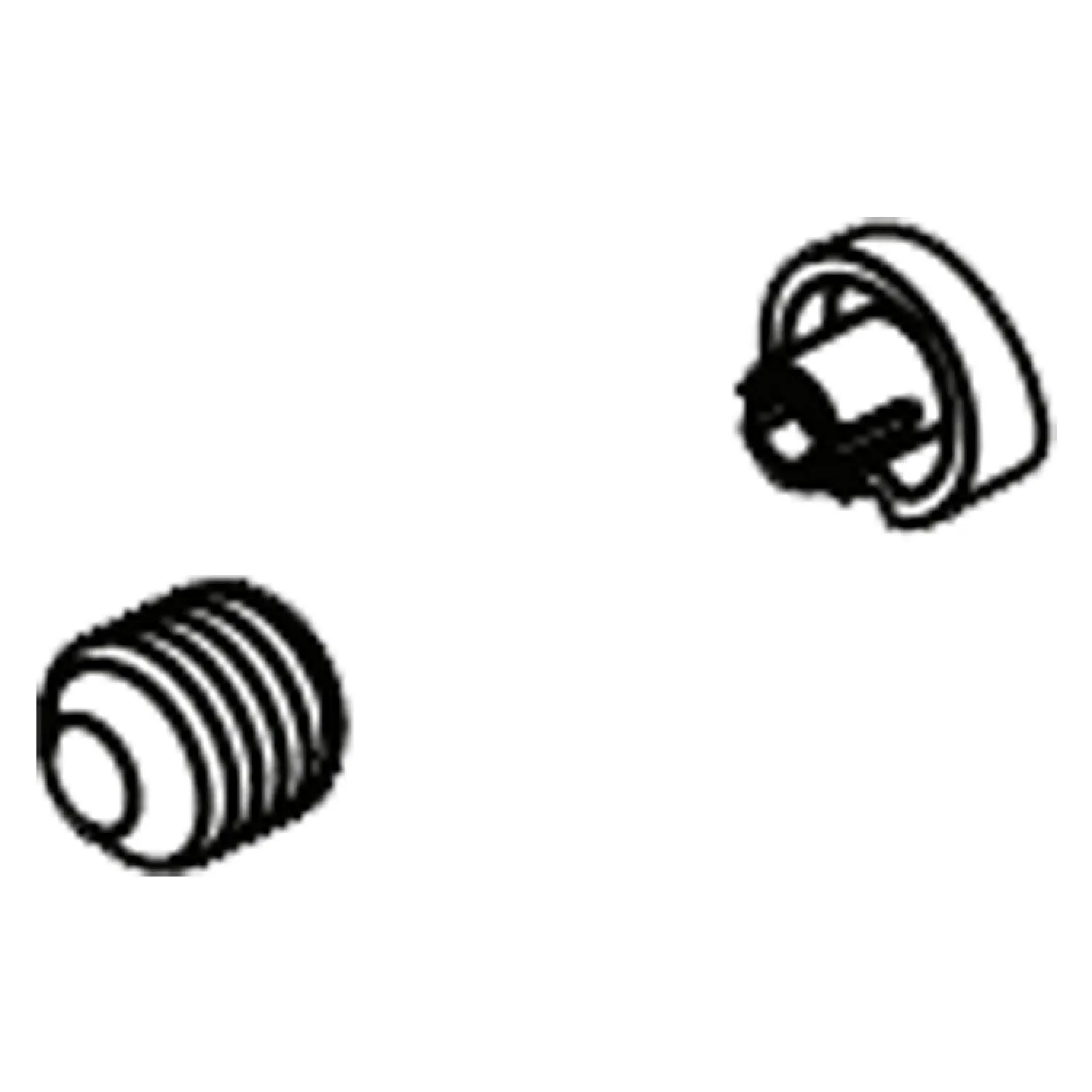 Brizo RP101560GL Brizo Kintsu Set Screw and Cover for Two-Handle Tub Filler, Brilliance Luxe Gold - RP101560GL