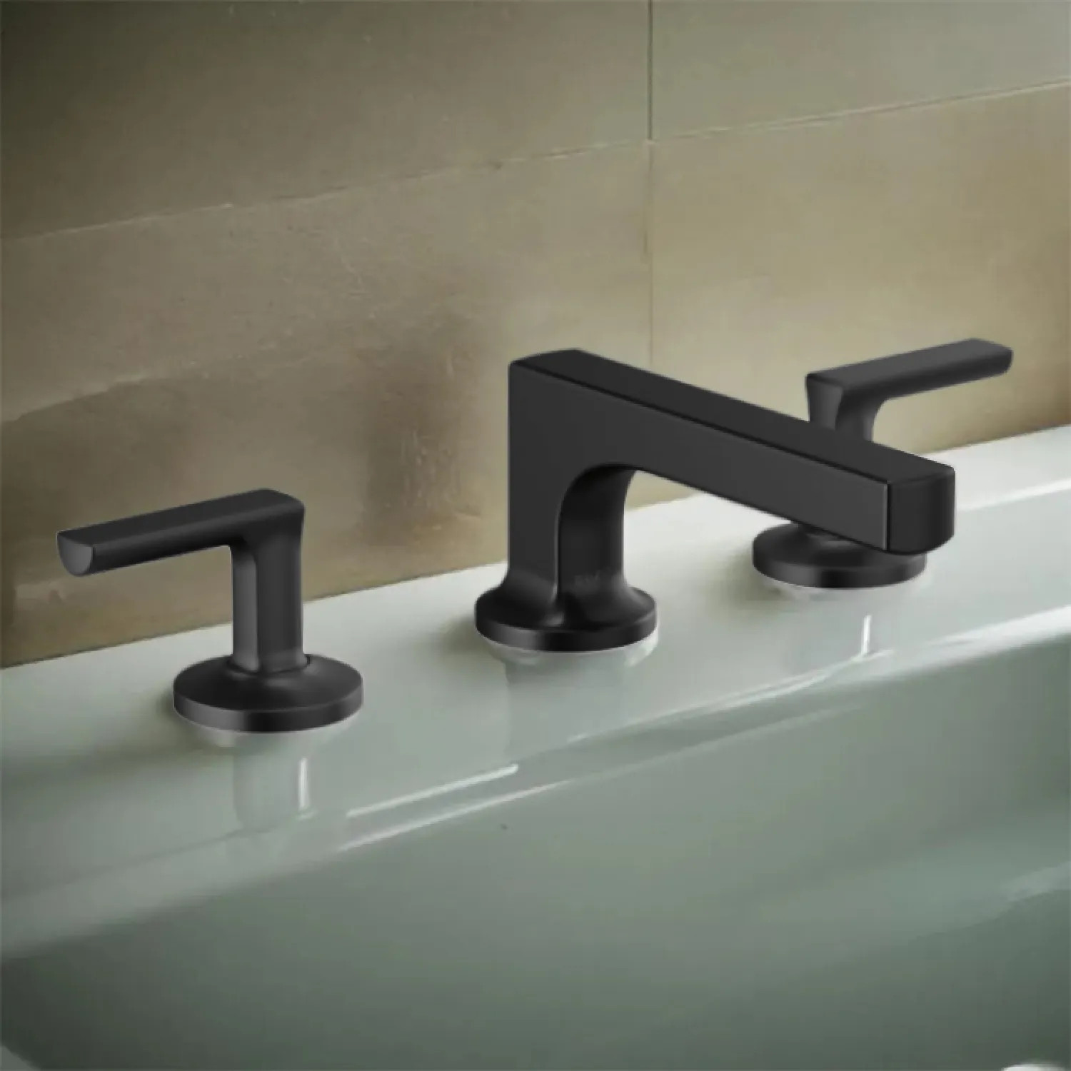Brizo Kintsu Two-Handle Widespread Lavatory Faucet w/ Low Spout, Less ...