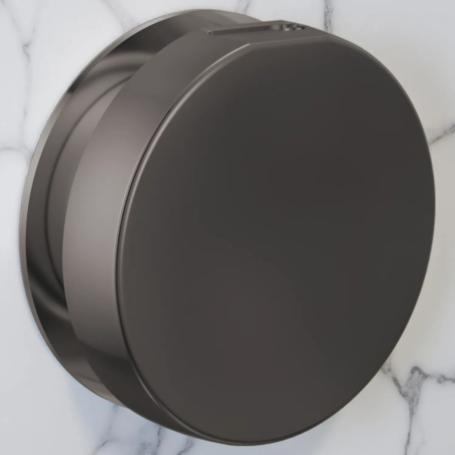 Brizo RP103313BNXL Brizo Mystix Contemporary Round Steam Head, Brilliance Black Onyx - RP103313BNXL