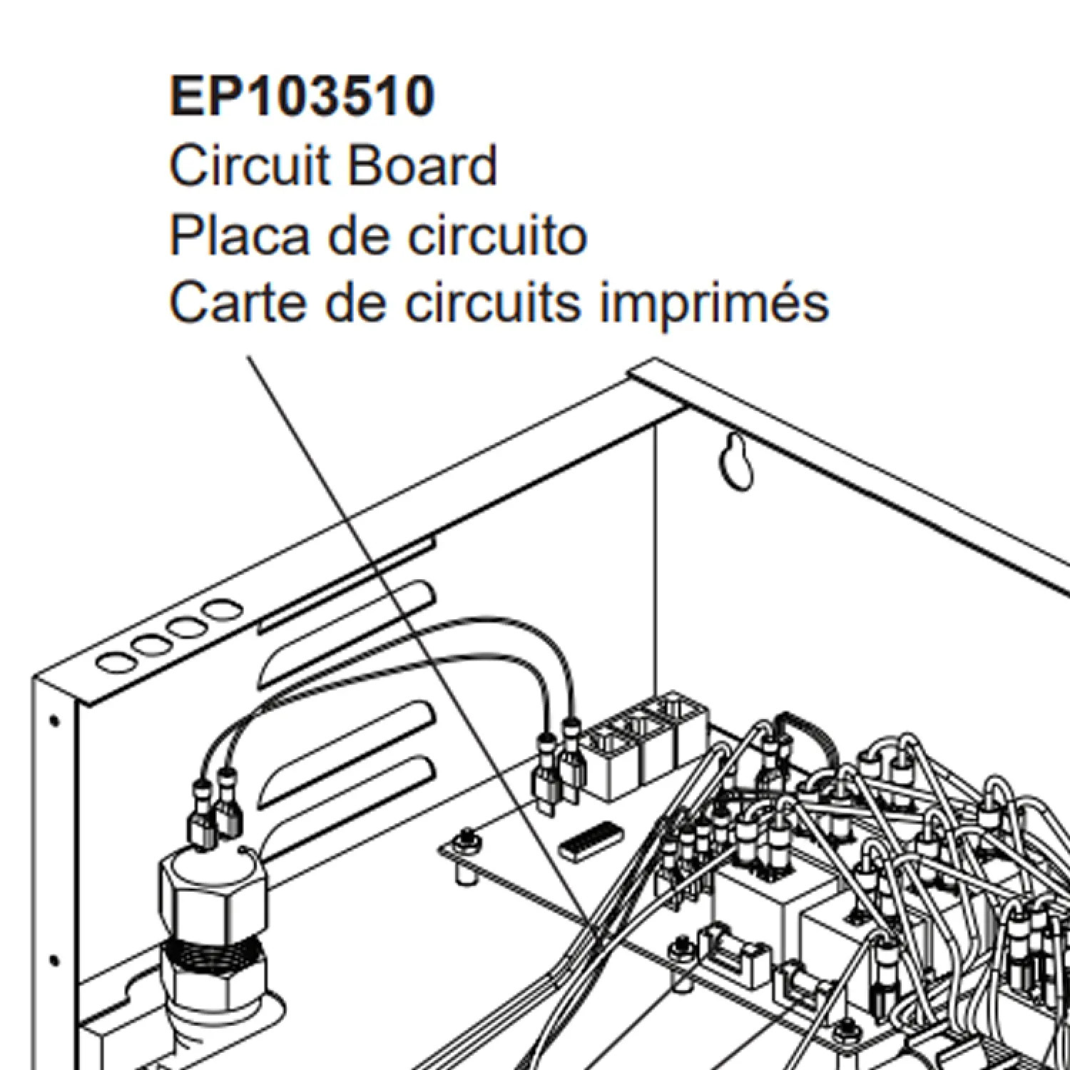 Brizo EP103510 Brizo PCB Assembly for Brizo Steam Shower, 6 Relay - EP103510