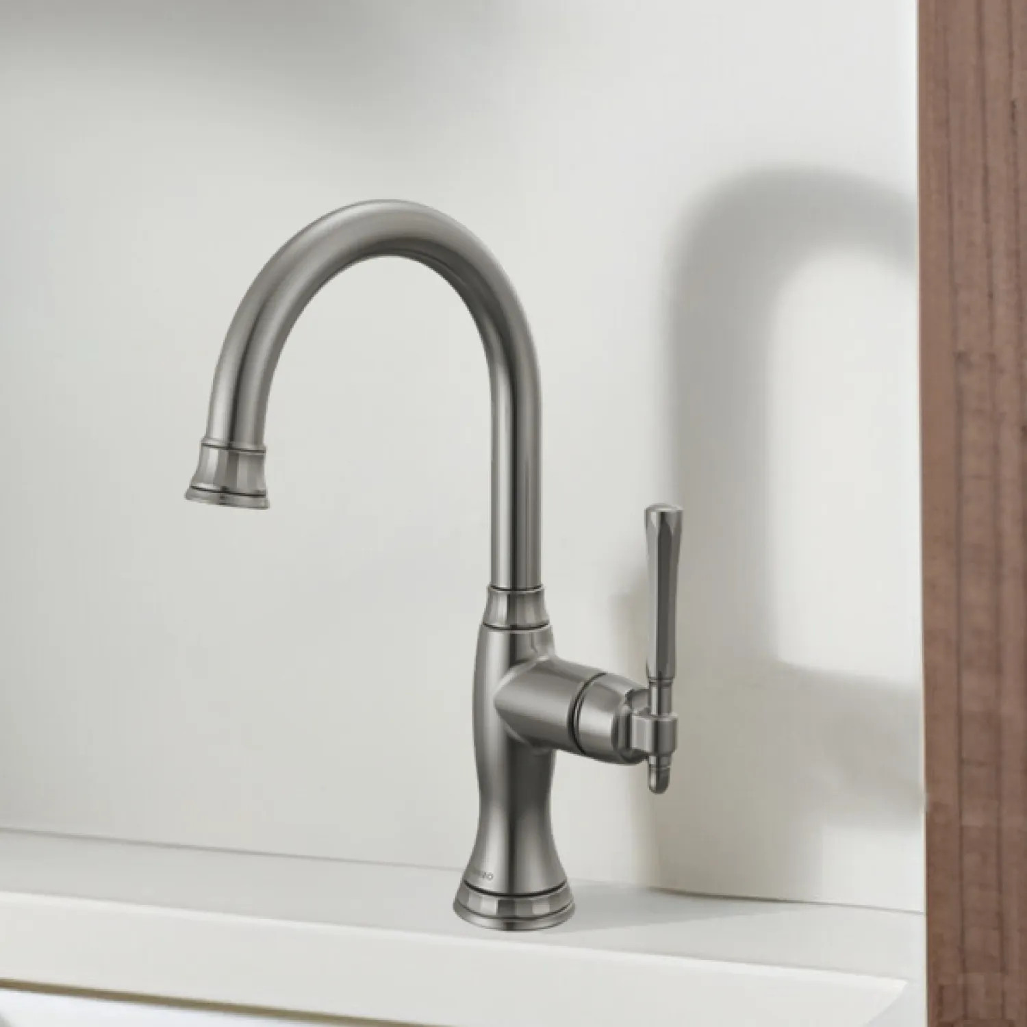 Brizo 61058LF-SL Brizo Tulham Single-Handle Bar Faucet, Lever Handle, 1.8 GPM, Brilliance Luxe Steel - 61058LF-SL