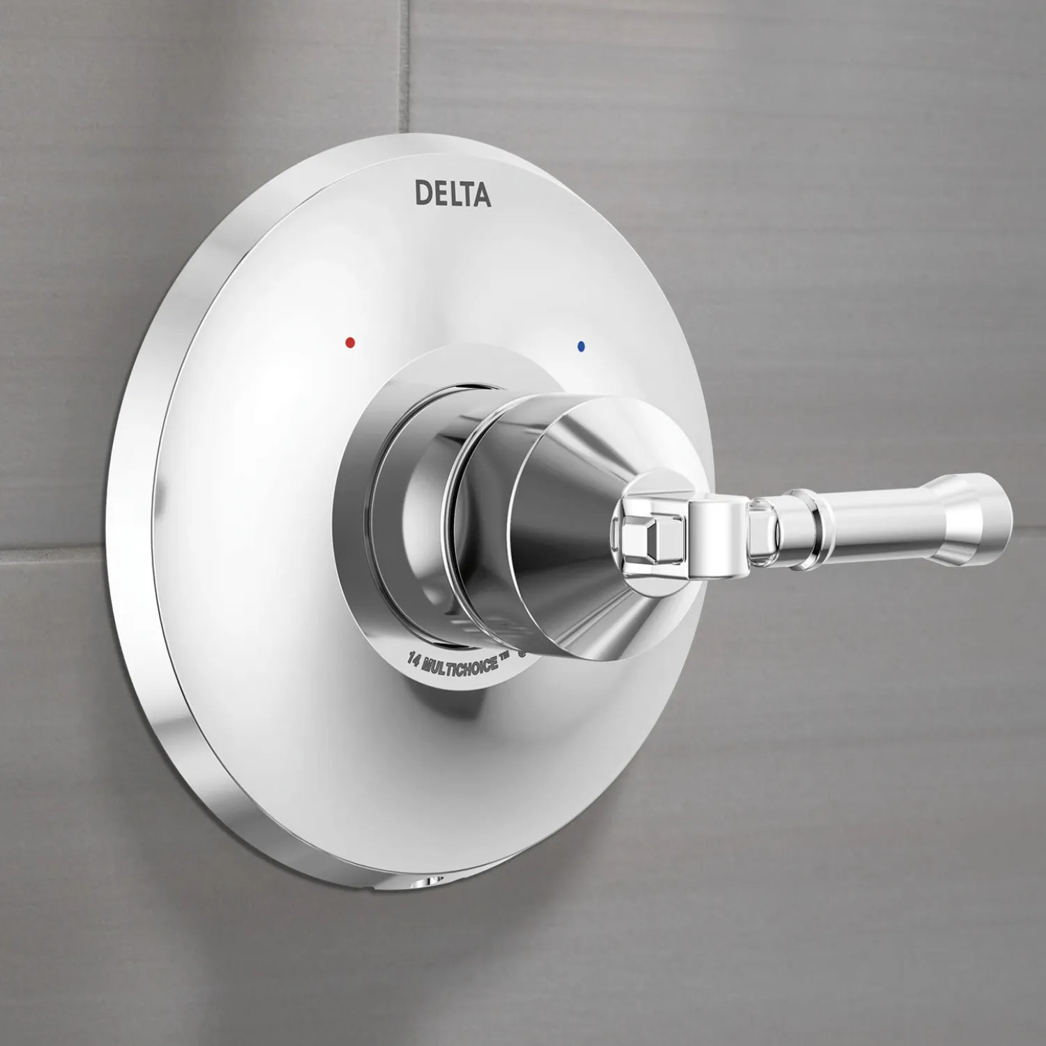 Delta T14084-PR Delta Broderick Monitor 14 Series Valve Only Trim, ADA, MultiChoice, Lumicoat Chrome - T14084-PR