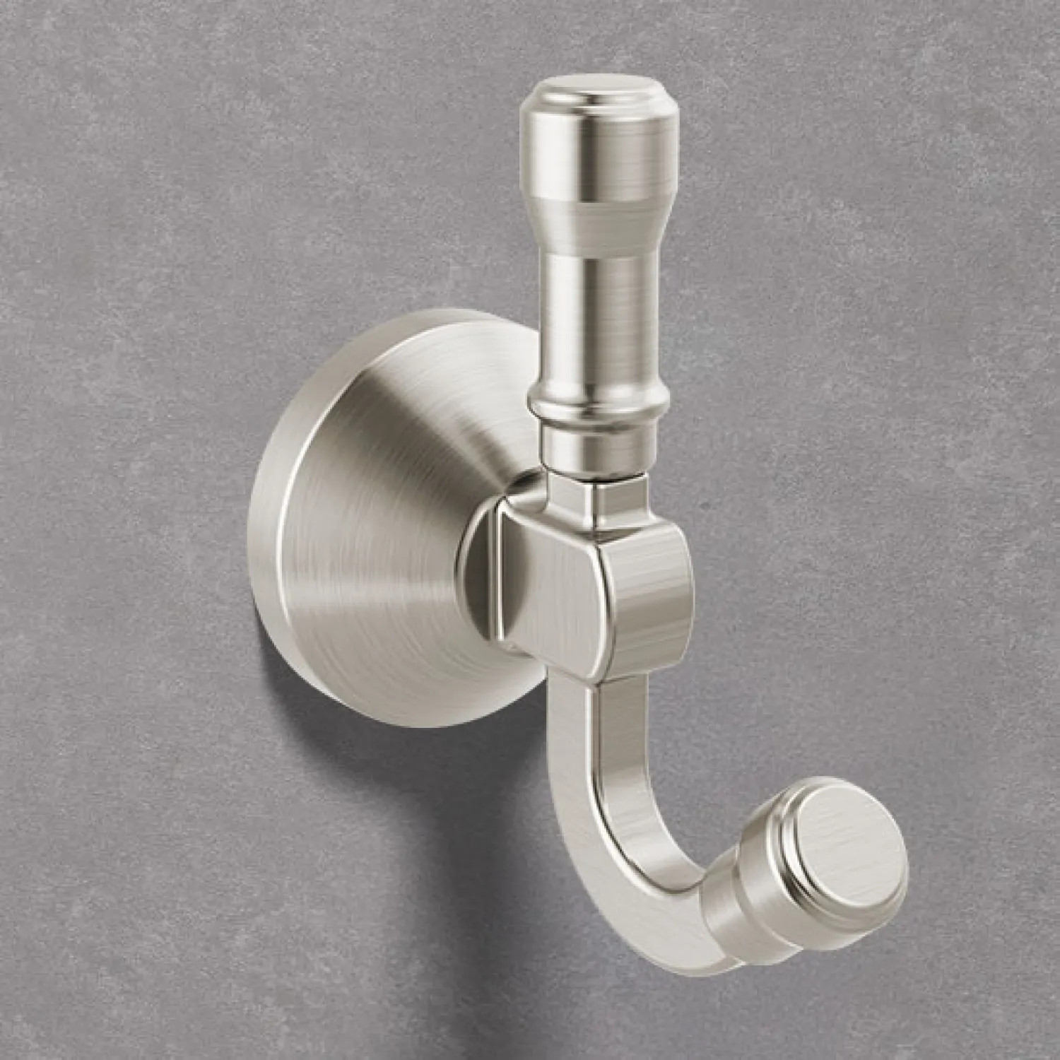 Delta 78435-SS Delta Broderick Double Robe Hook, Stainless - 78435-SS