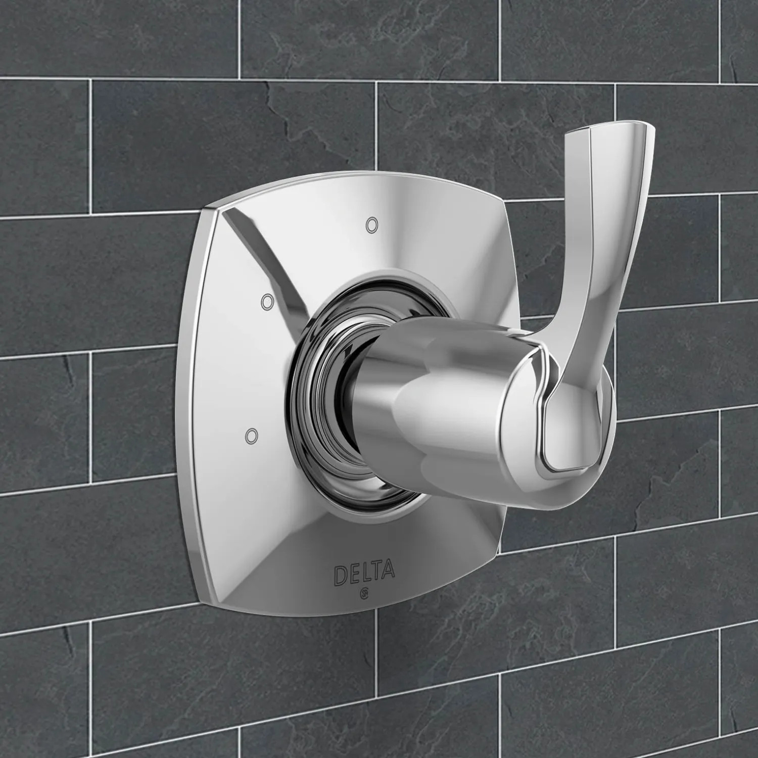 Delta T11876-PR Delta Stryke Diverter Trim With Three Function, Single Lever Handle, ADA, Lumicoat Chrome - T11876-PR