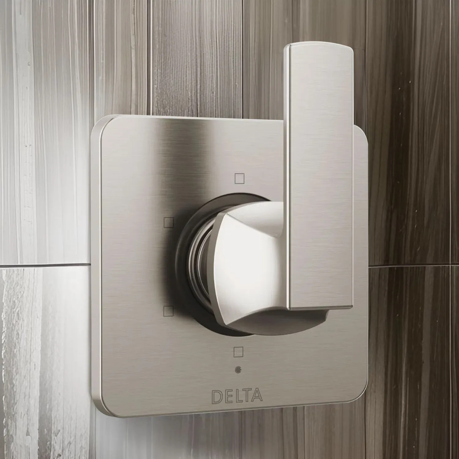Delta T11937-SS Delta Velum 6-Setting 3-Port Diverter Trim, ADA, Stainless - T11937-SS