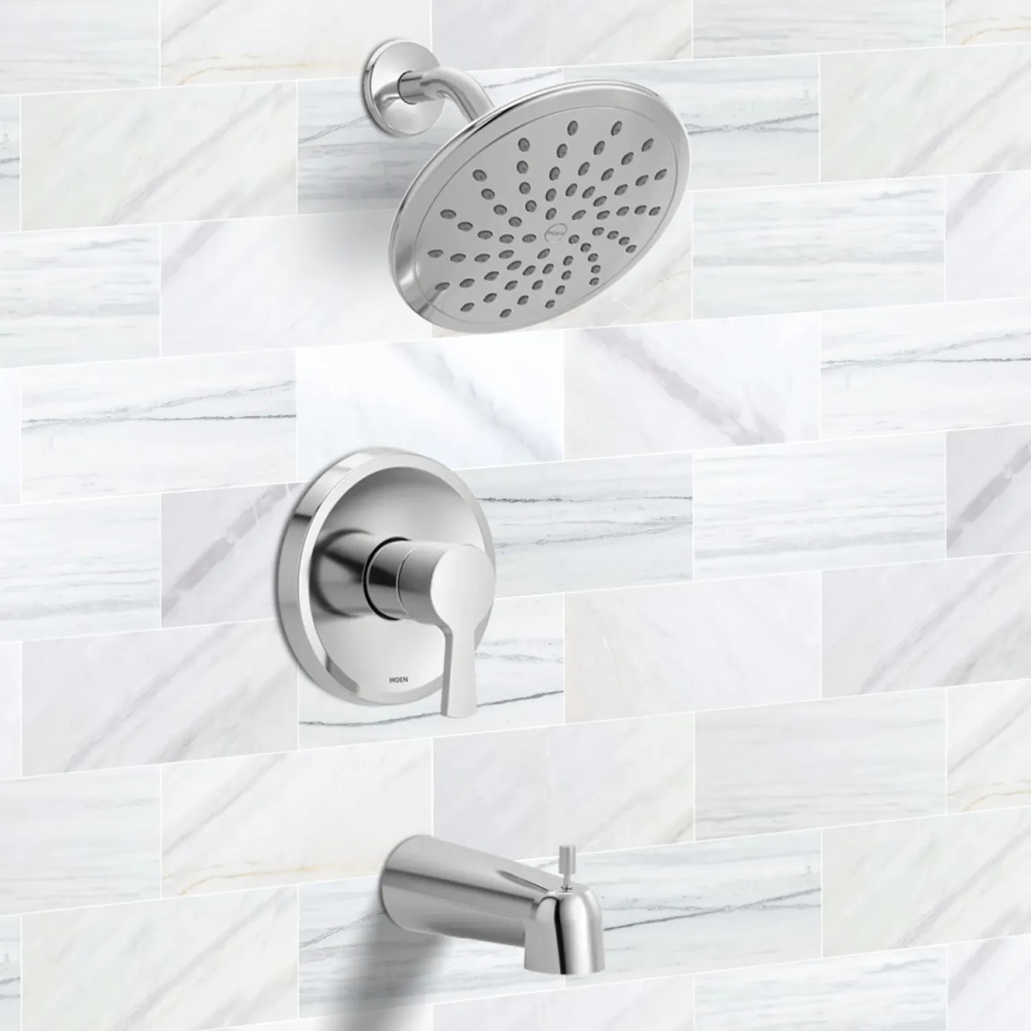 Moen UT2433EP Moen Jase Tub/Shower Trim, M-CORE 2 Series, ADA, 1.75 GPM, Chrome - UT2433EP 