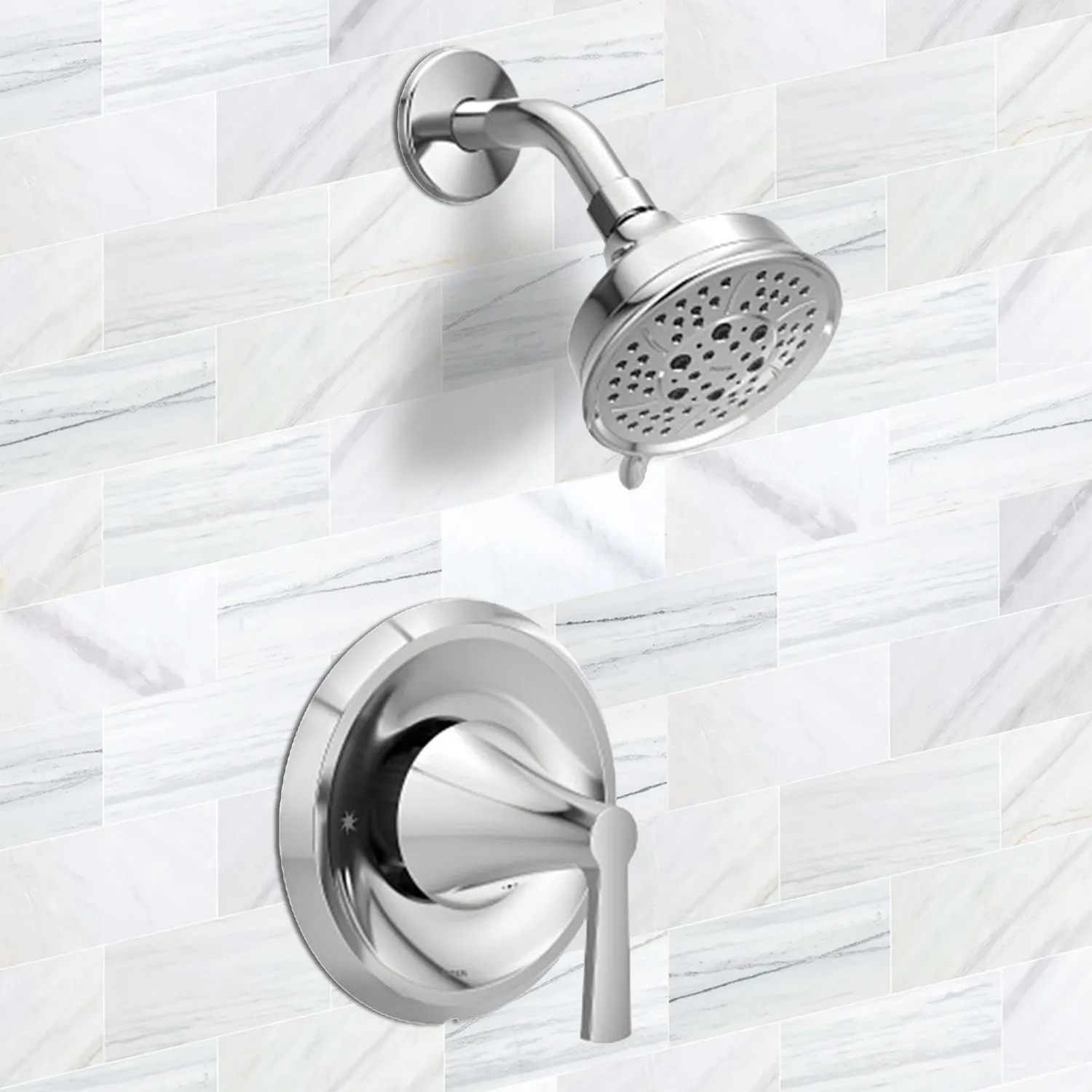 Moen商業用Posi-Tempタブ/シャワーシステム .5 8343 1 | タブとシャワートリムキット Moen Posi-Temp バルブ対応