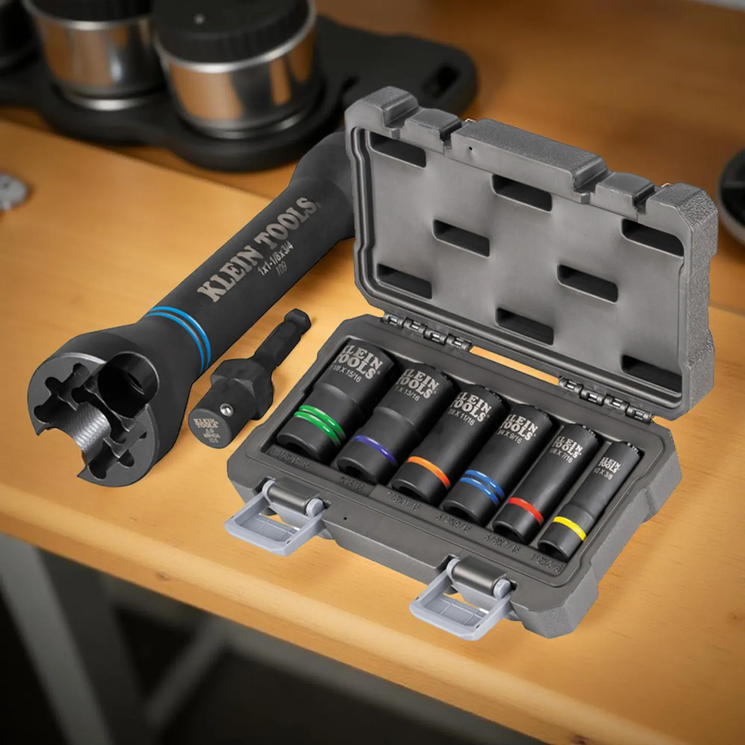 Klein 660KIT1 Klein 5-in-1 Impact Socket Set, Steel - 660KIT1
