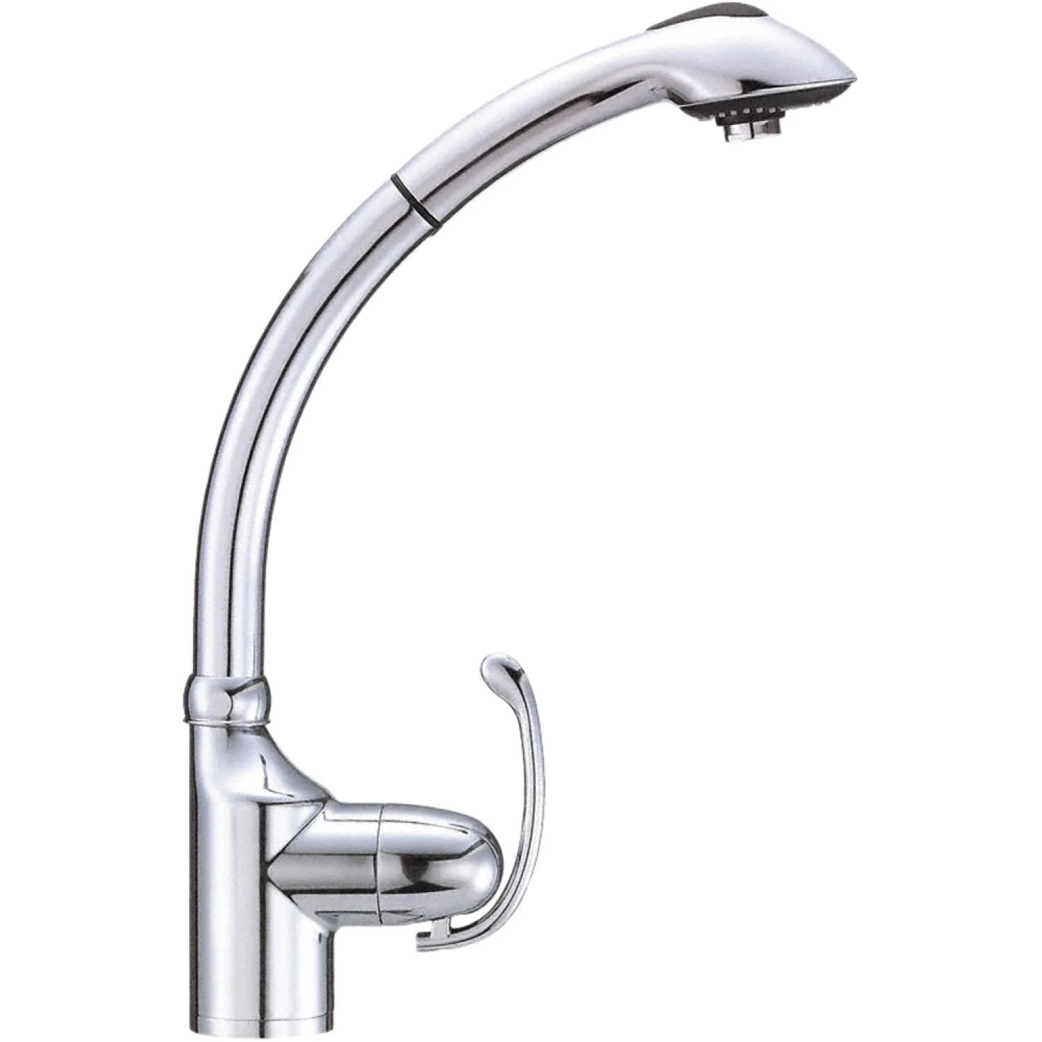 Danze D456720 Danze Anu Single Handle Pull-Out Kitchen Faucet, Chrome - D456720