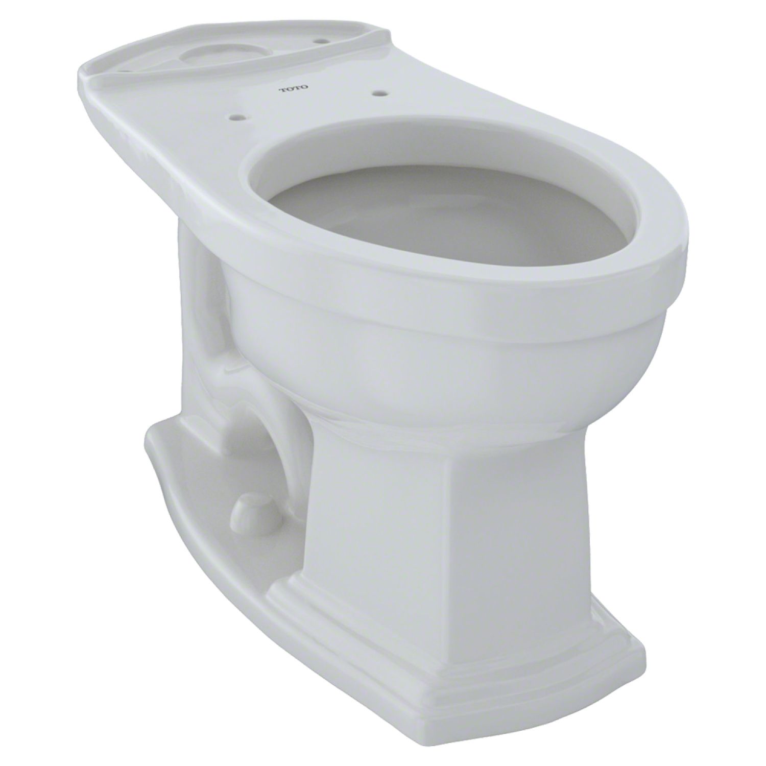 Toto C784EF#11 TOTO Eco Clayton and Clayton Universal Height Elongated Toilet Bowl, Colonial White - C784EF#11
