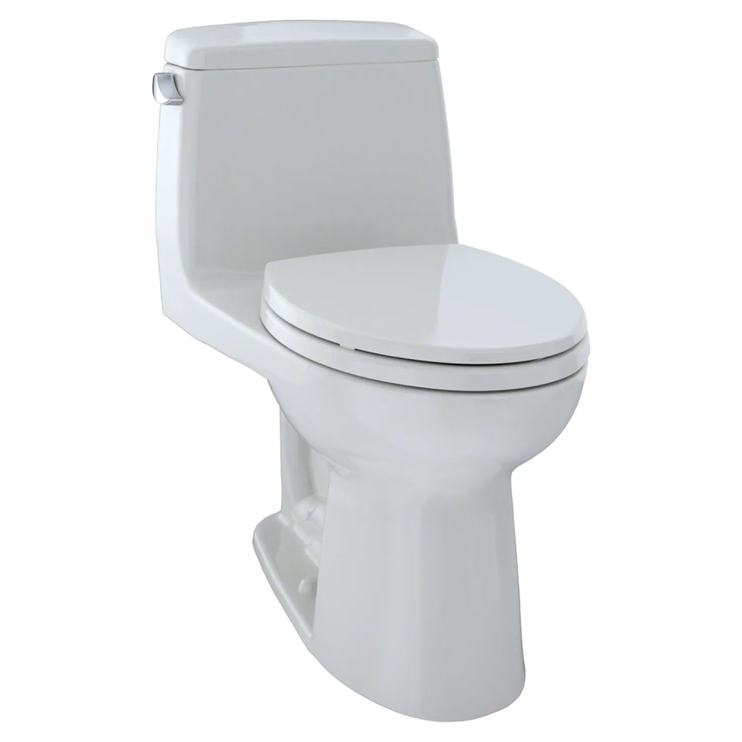Toto MS854114SL#11 TOTO Ultramax One-Piece Elongated Bowl Toilet with SoftClose Seat, G-Max, ADA,1.6 GPF, Colonial White - MS854114SL#11