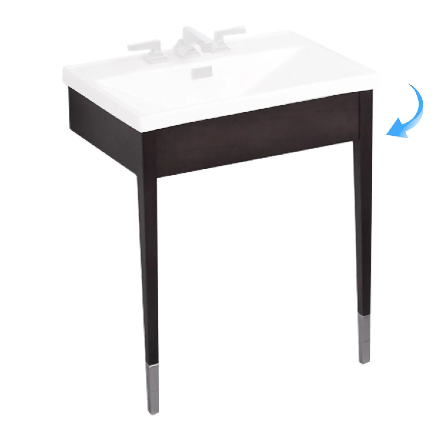 Toto F930WCPN Toto F930WCP Polished Chrome Lloyd Wood Lavatory Console