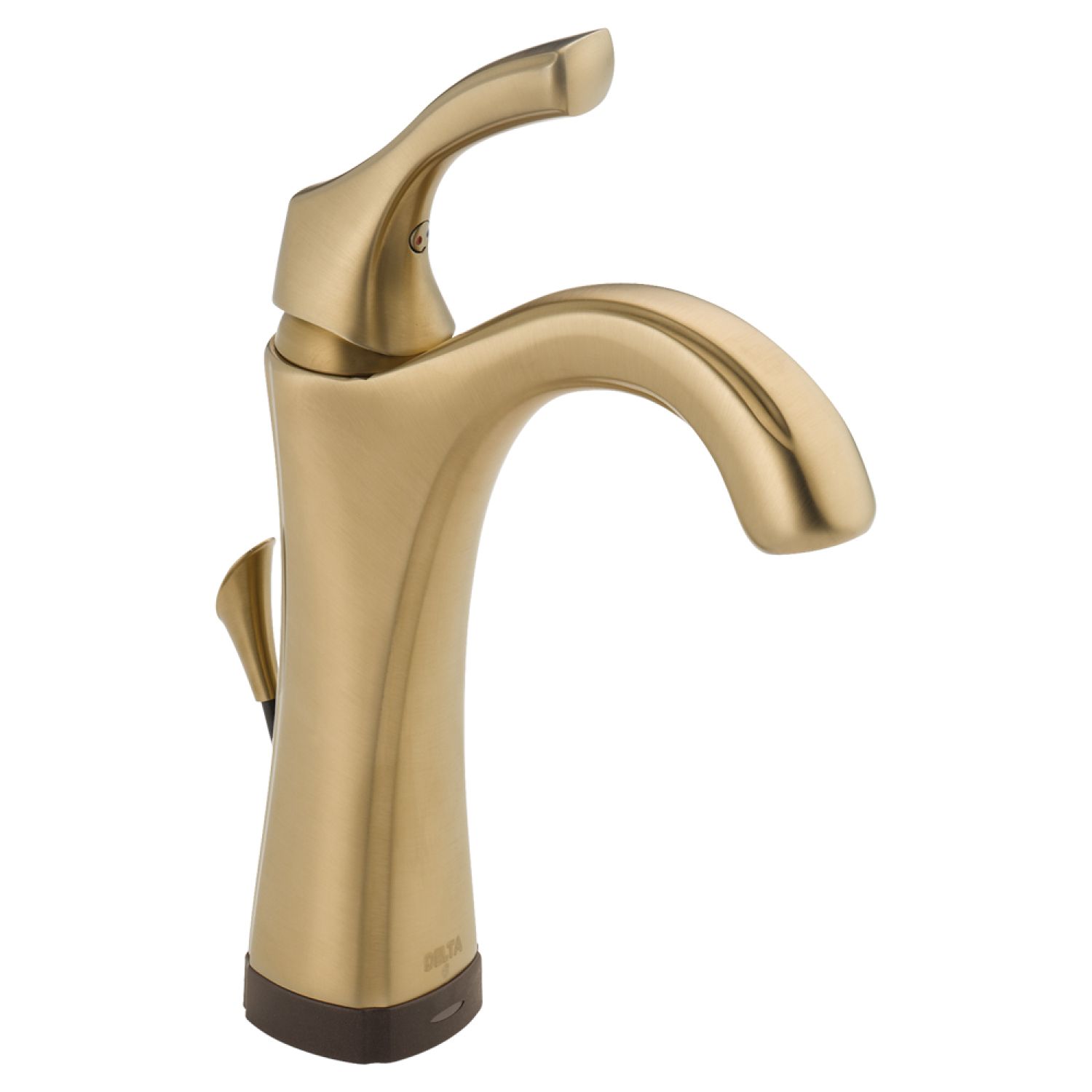 Delta 592T-CZ-DST Delta Addison Electronic Chrome Lavatory Faucet with LED Indicator and Euro-Style Handle, Plastic Pop-Up, 1.2 GPM, DIAMOND Seal, Touch2O.Xt - 592T-CZ-DST