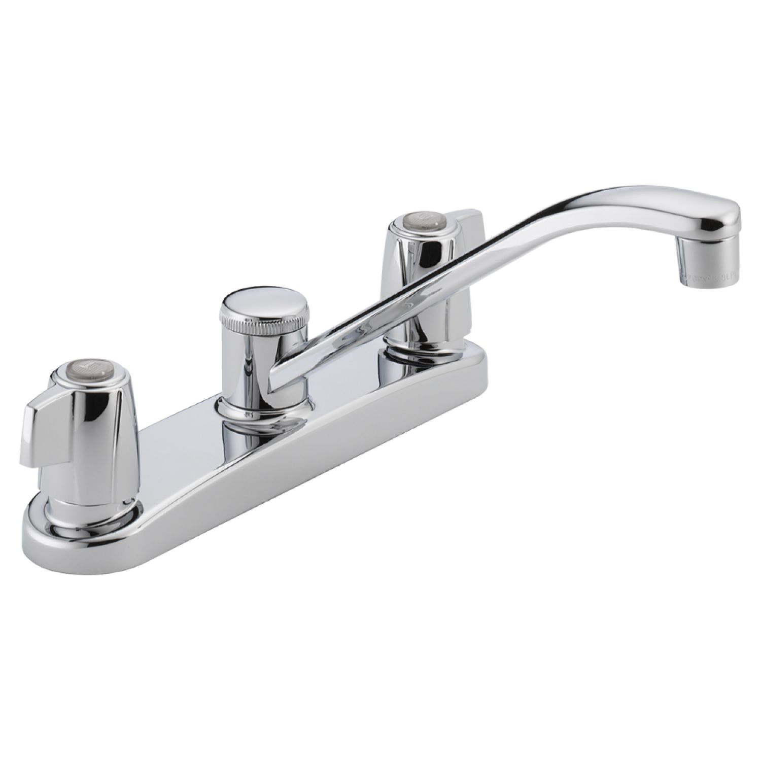 Peerless P221LF Peerless Core Two Handle Kitchen Faucet, Mini Blade Handles, Chrome - P221LF