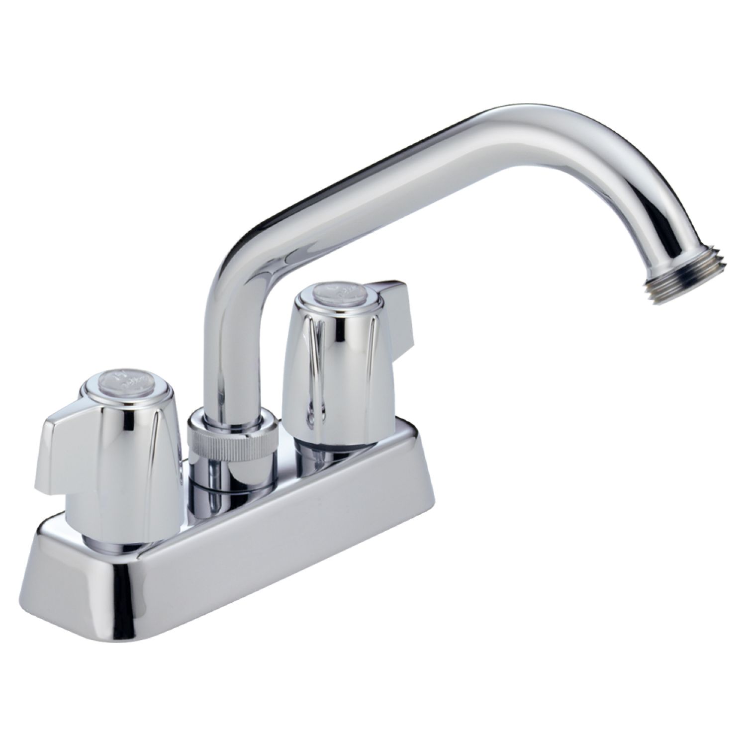 Peerless P299232 Peerless P299232 Two Handle 4-Inch Centerset Laundry Faucet, Mini Blade Handles, Chrome