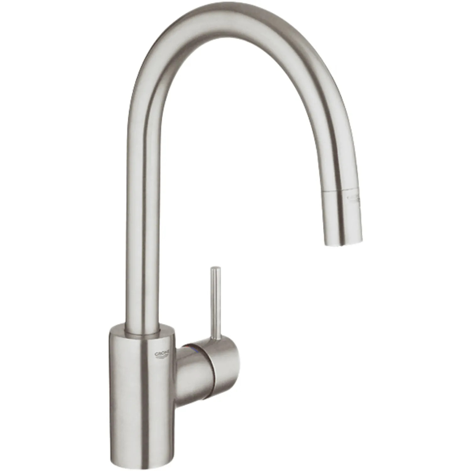 Grohe 32665DC0 Grohe 32665DC0 Single Handle Stainless Pull-Down Kitchen Faucet