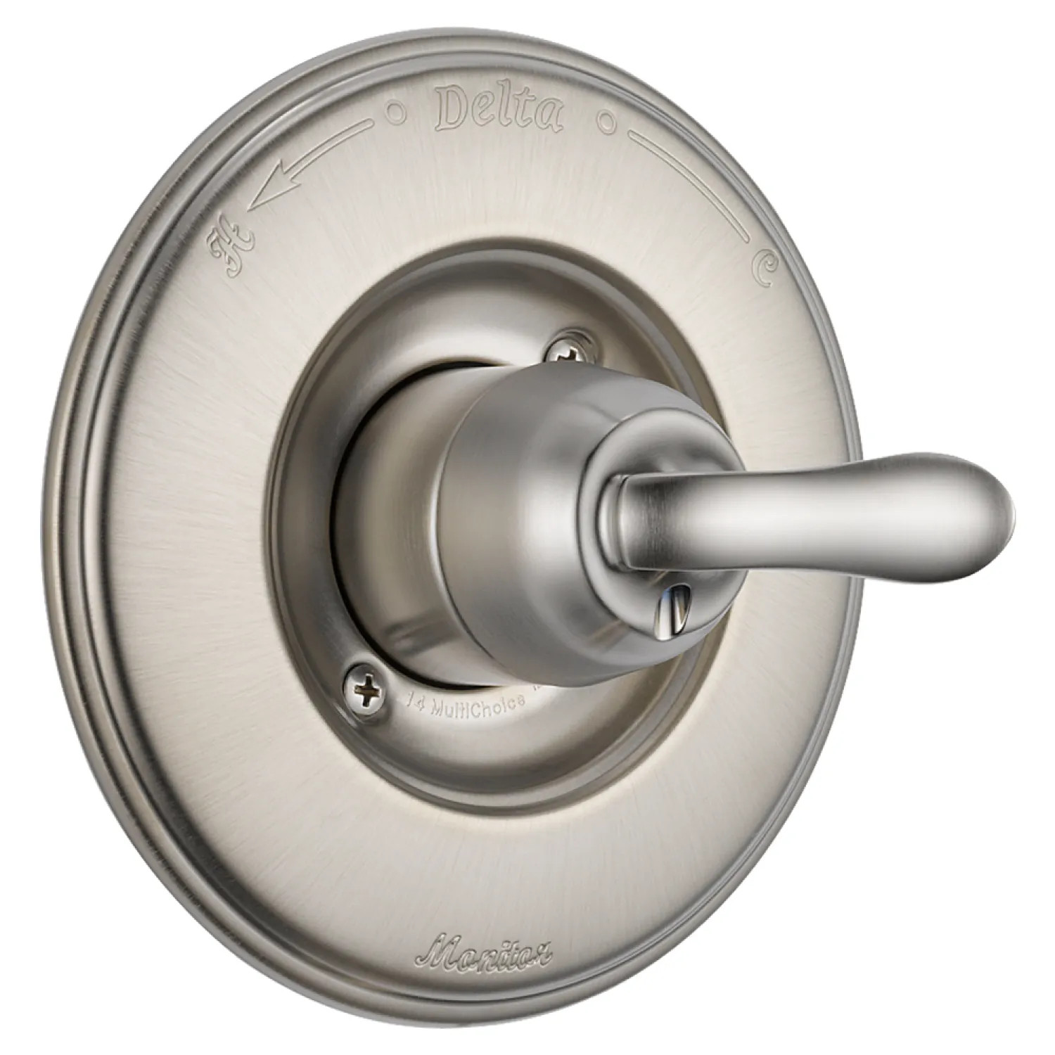 Delta T14094-SS Delta Linden Monitor 14 Series Valve Trim, Lever Handle, Stainless Steel - T14094-SS