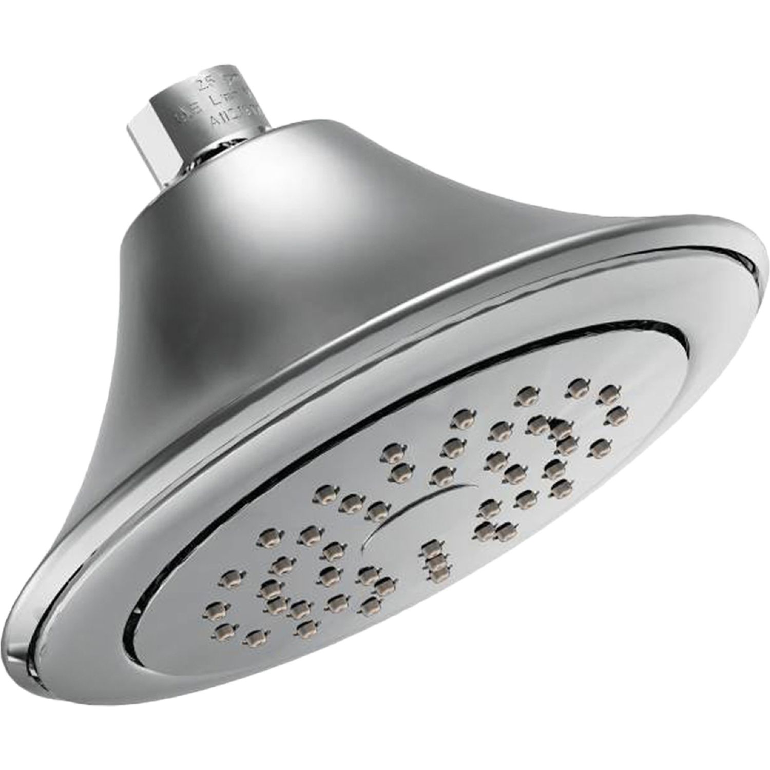 Moen S6335 Moen Rothbury 6.5in Single-Spray Function Shower Head, Full Spray, Metal Construction, Round, 2.5 GPM, 1/2in IPS Connection, Chrome - S6335